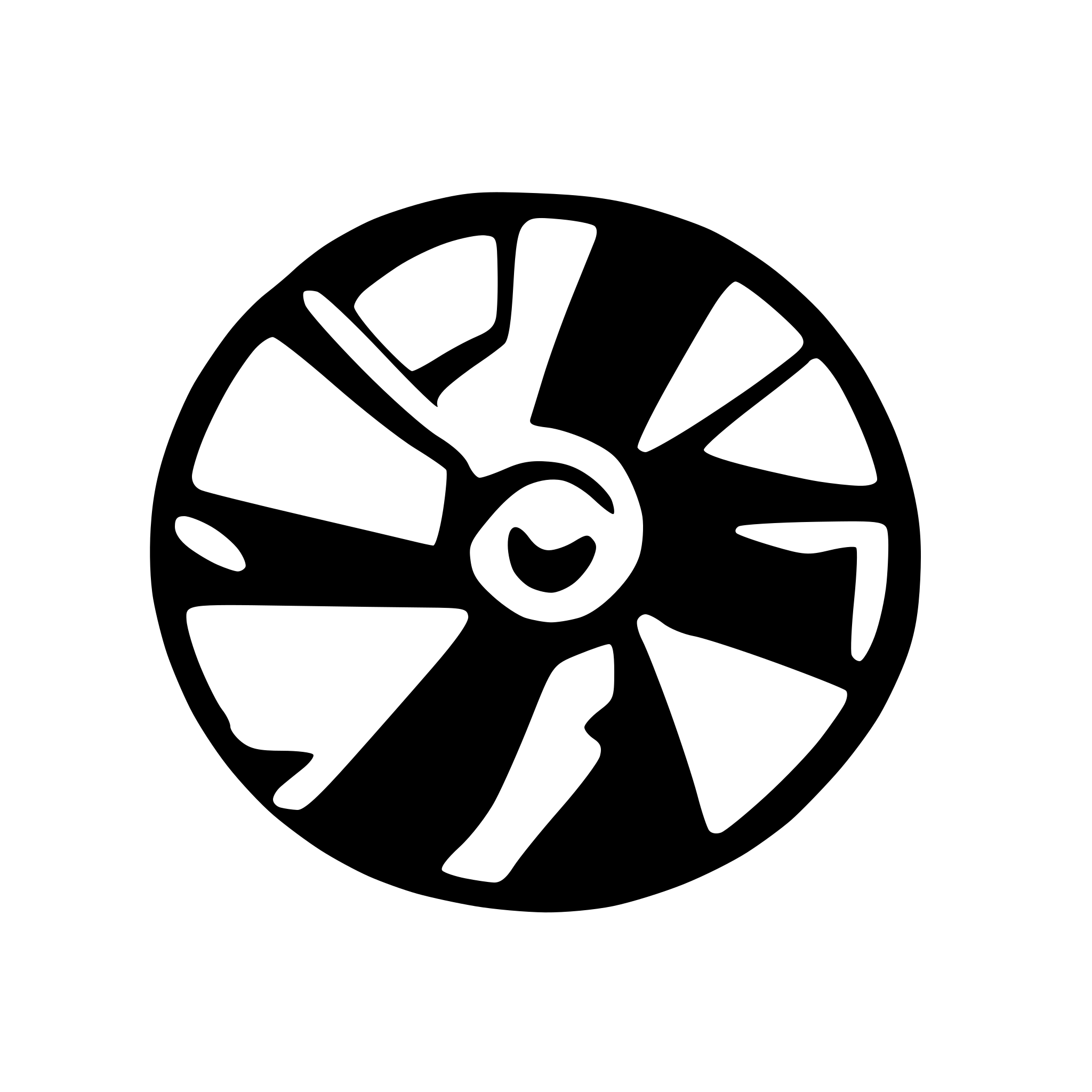 AI-generated SVG of a case fan