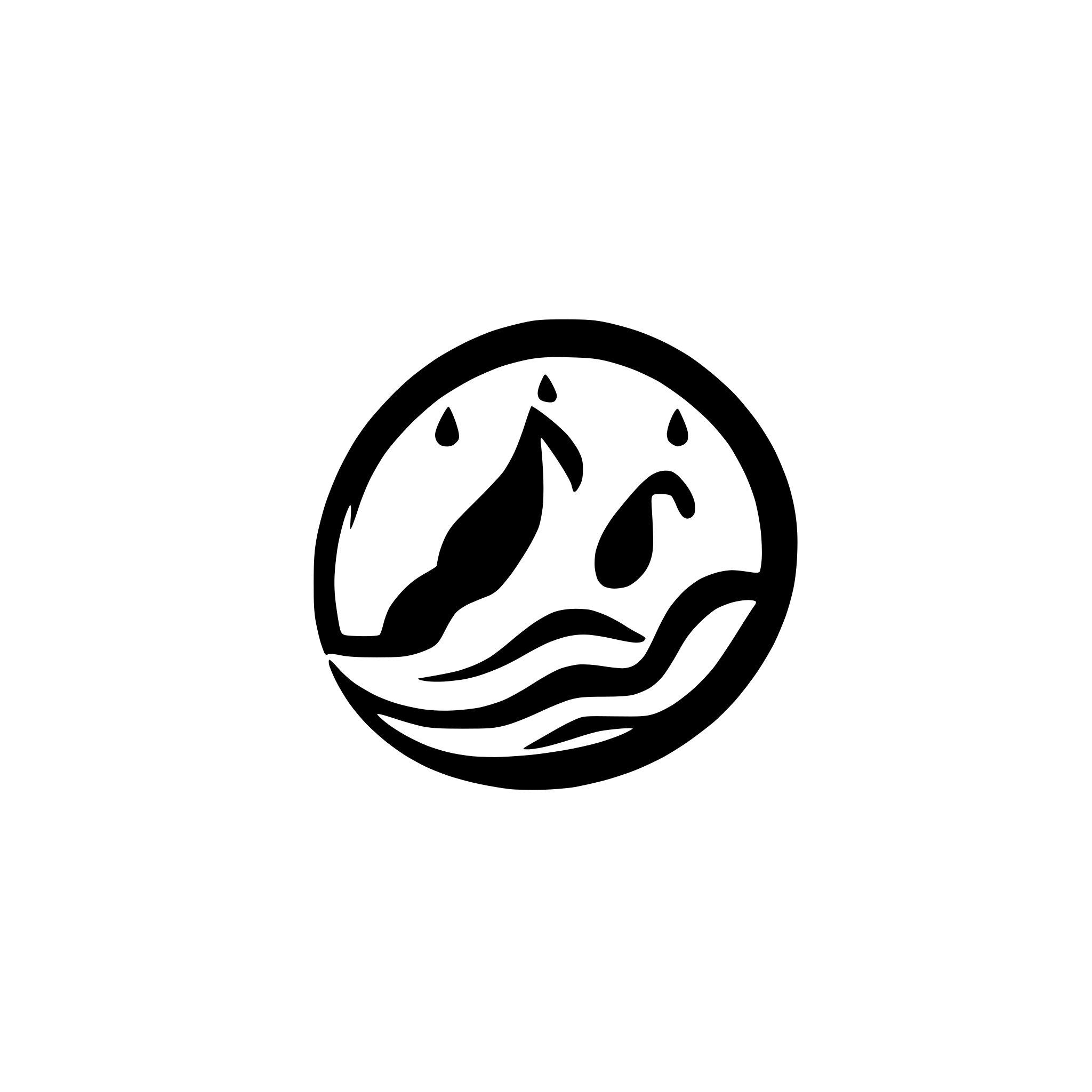 AI-generated SVG of 'waves looks like drops'