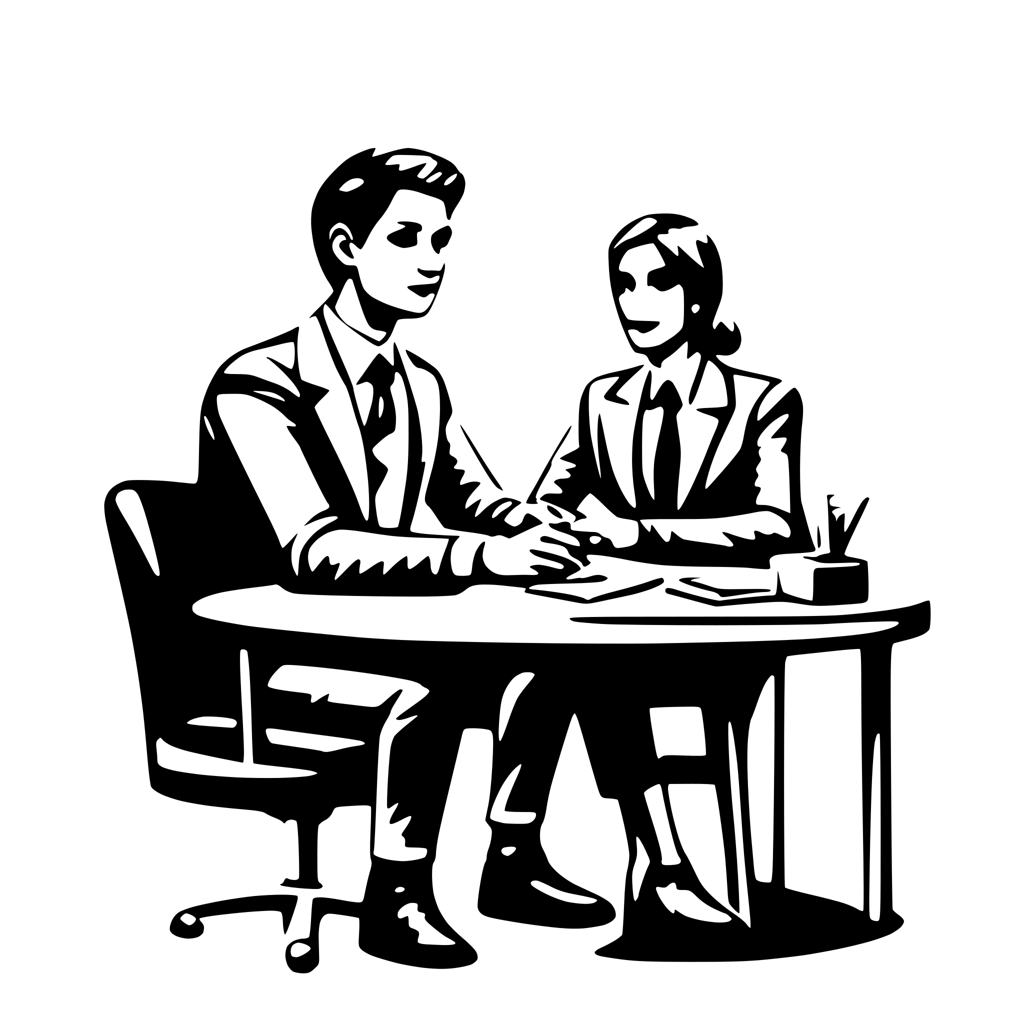 AI-generated SVG of a business consulting