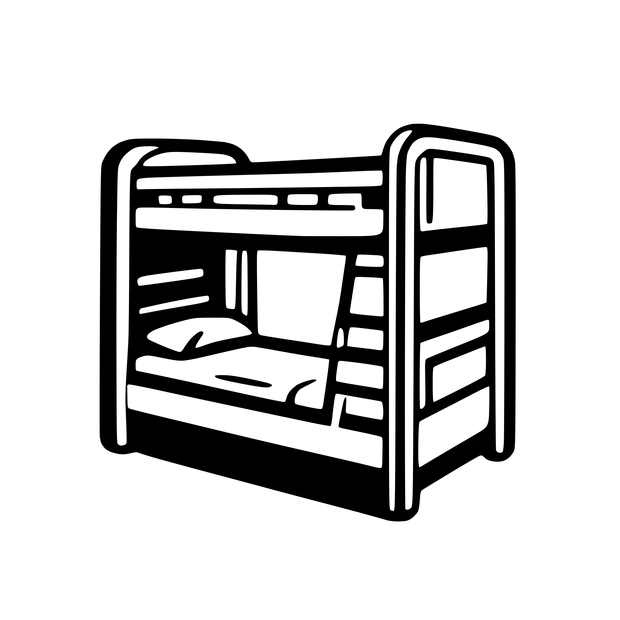 AI-generated SVG of a A bunk bed