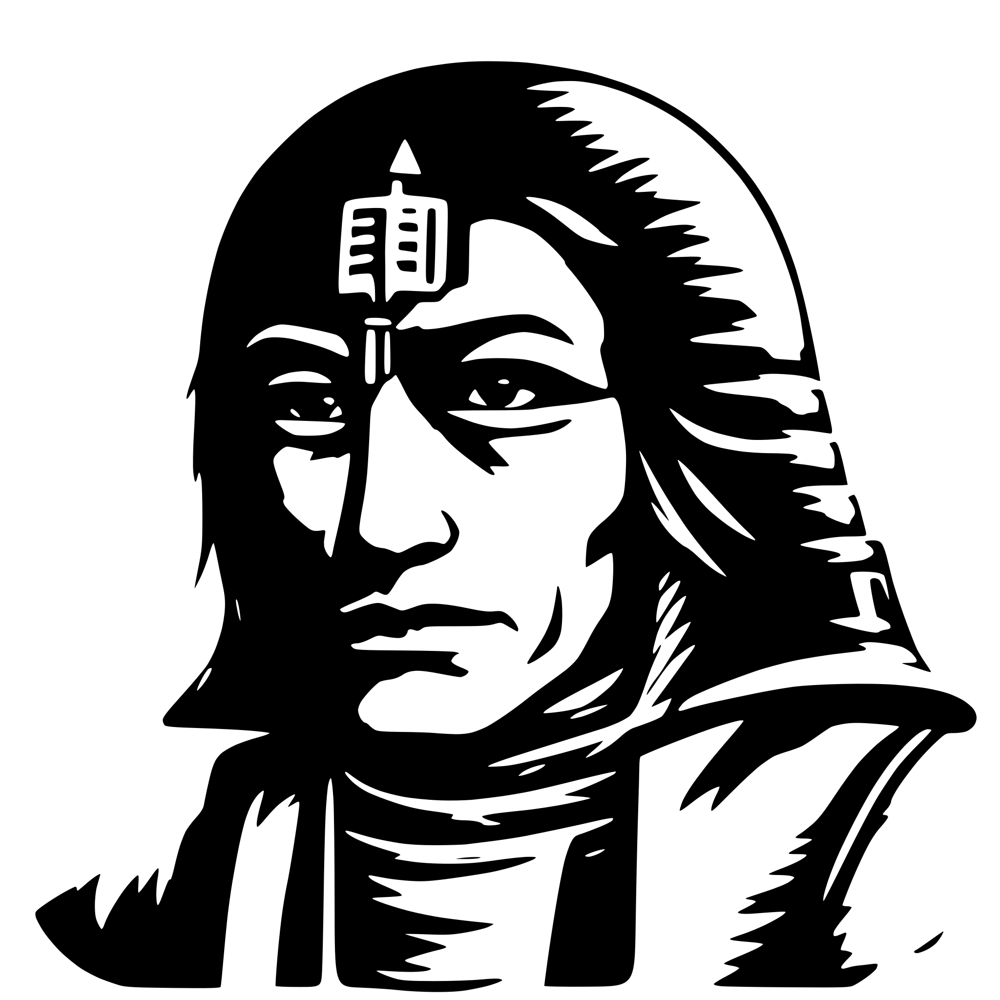AI-generated SVG of a old samourai