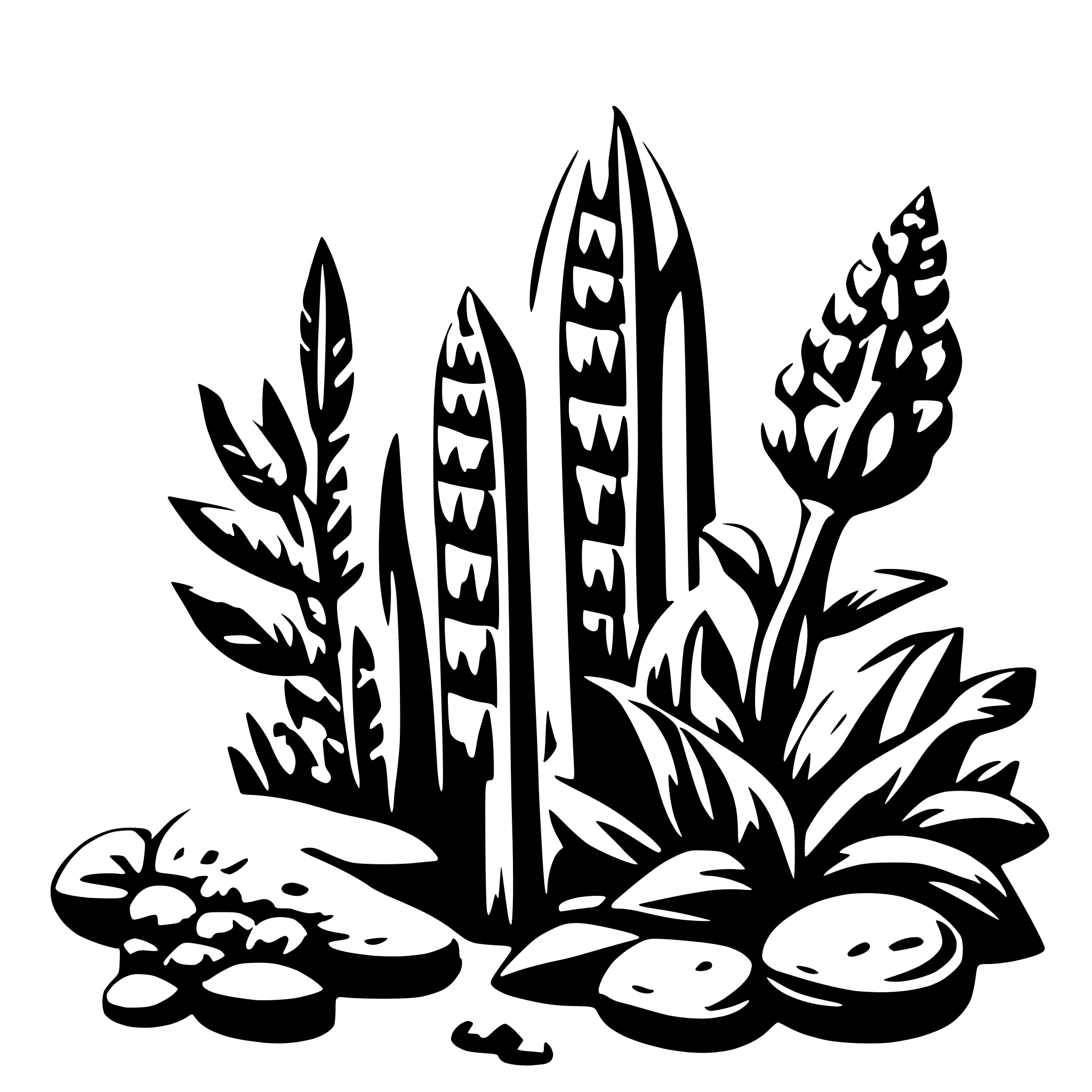AI-generated SVG of 'Marine Crops'