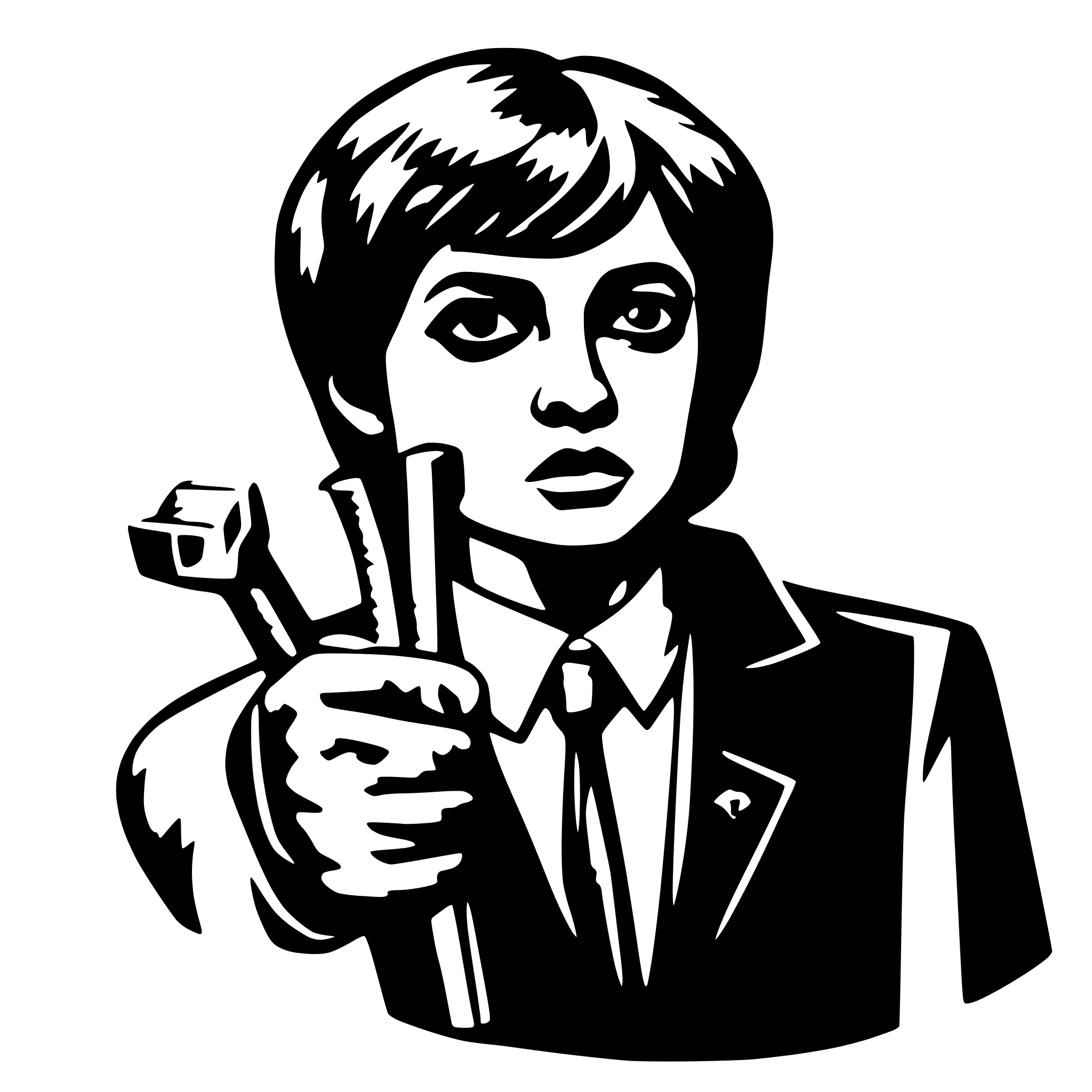 AI-generated SVG of a Sins MOB