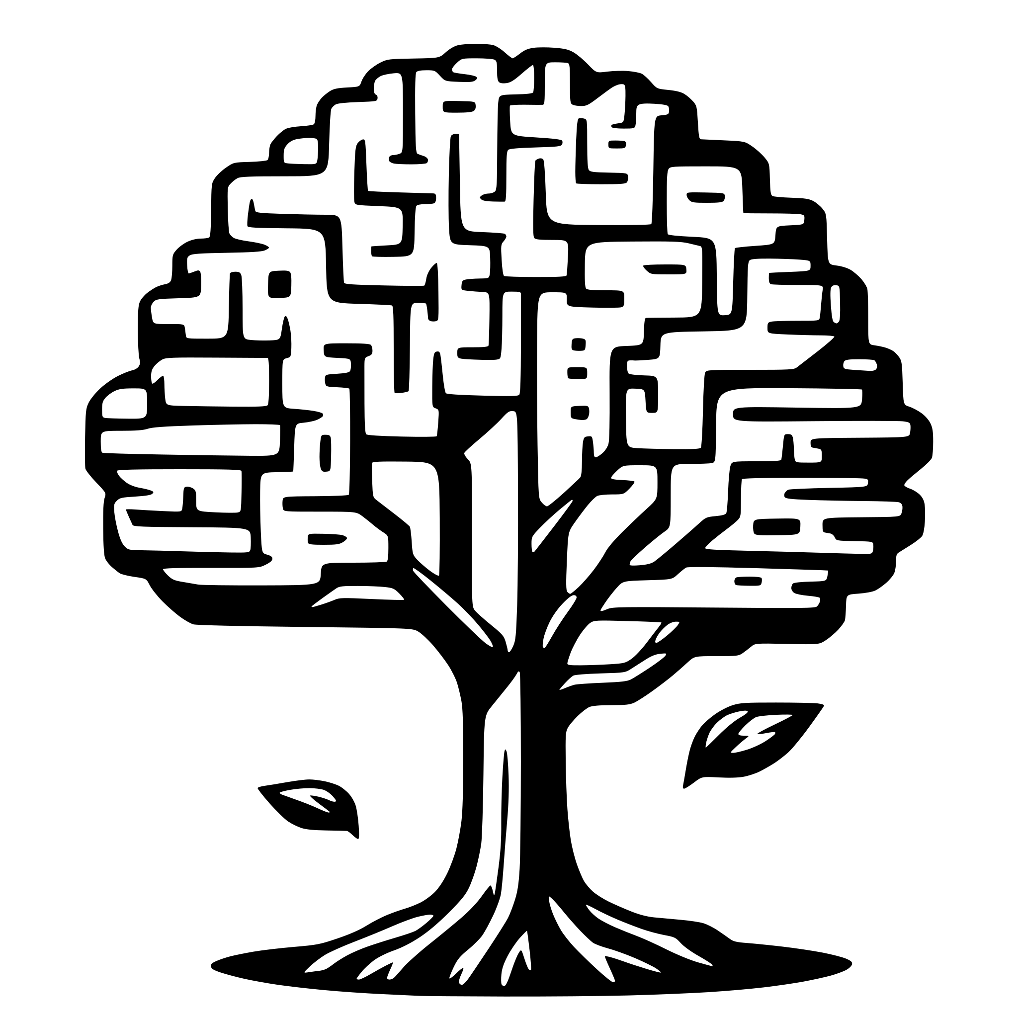AI-generated SVG of a ai tree accelator
