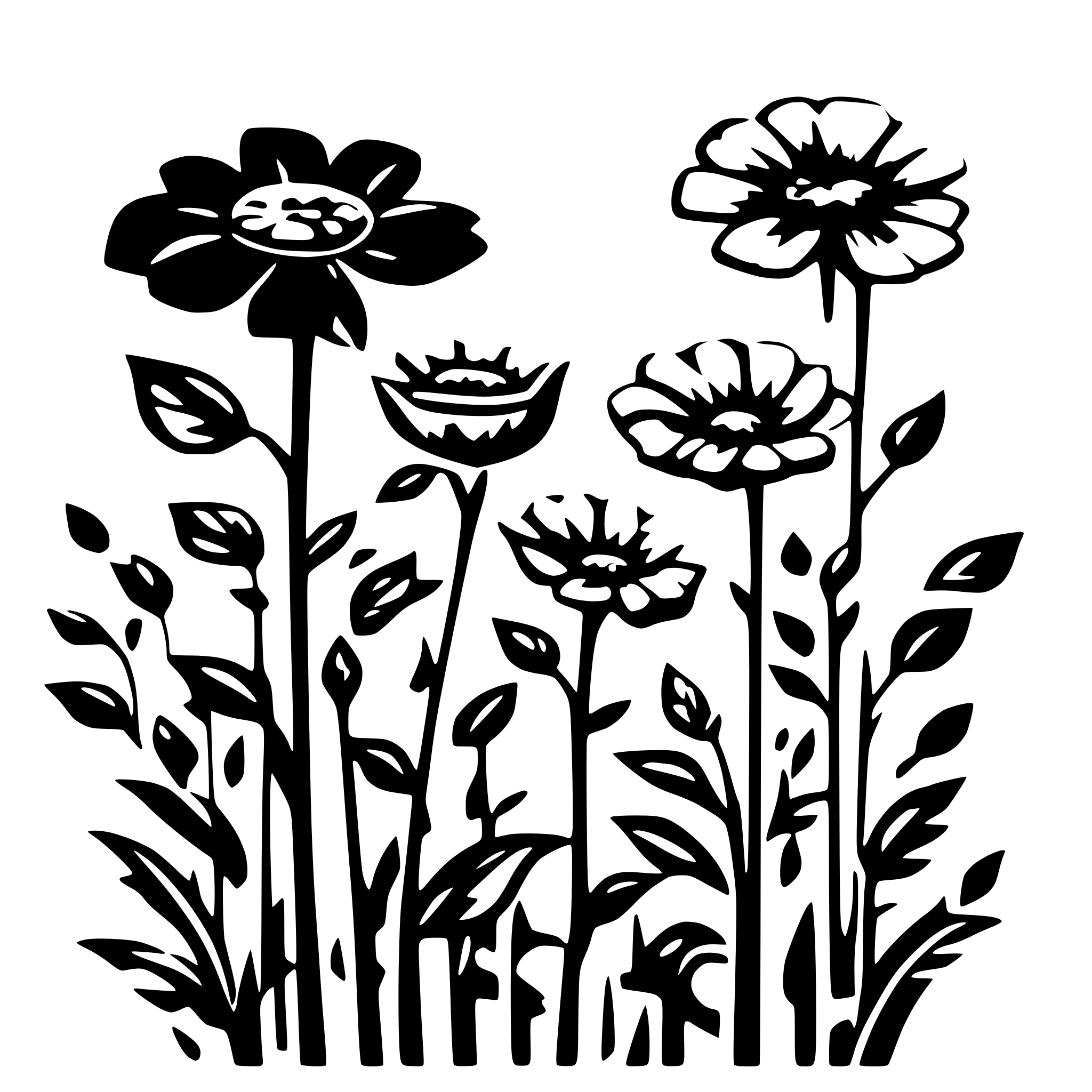 AI-generated SVG of 'rolse floral divider'