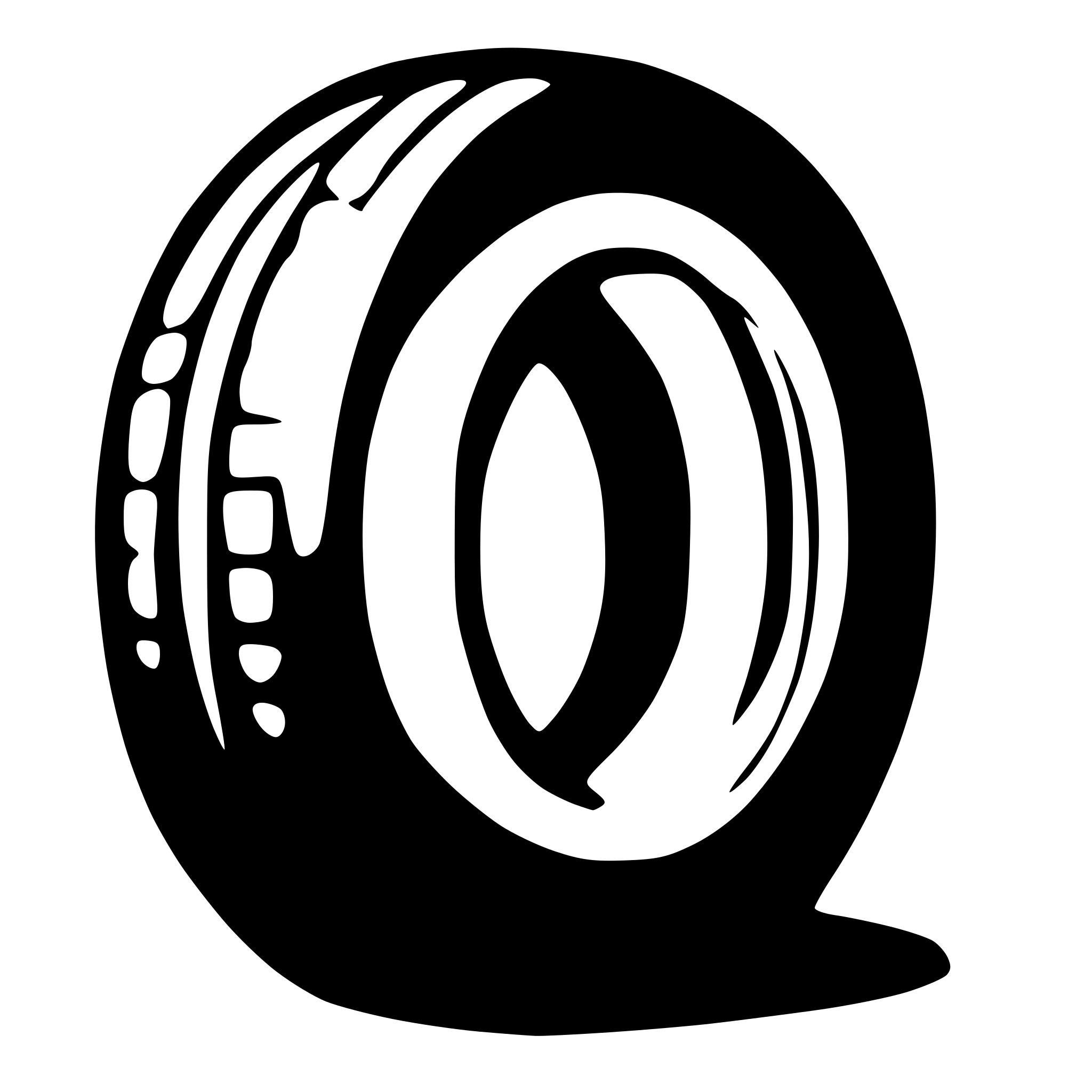 AI-generated SVG of a tire
