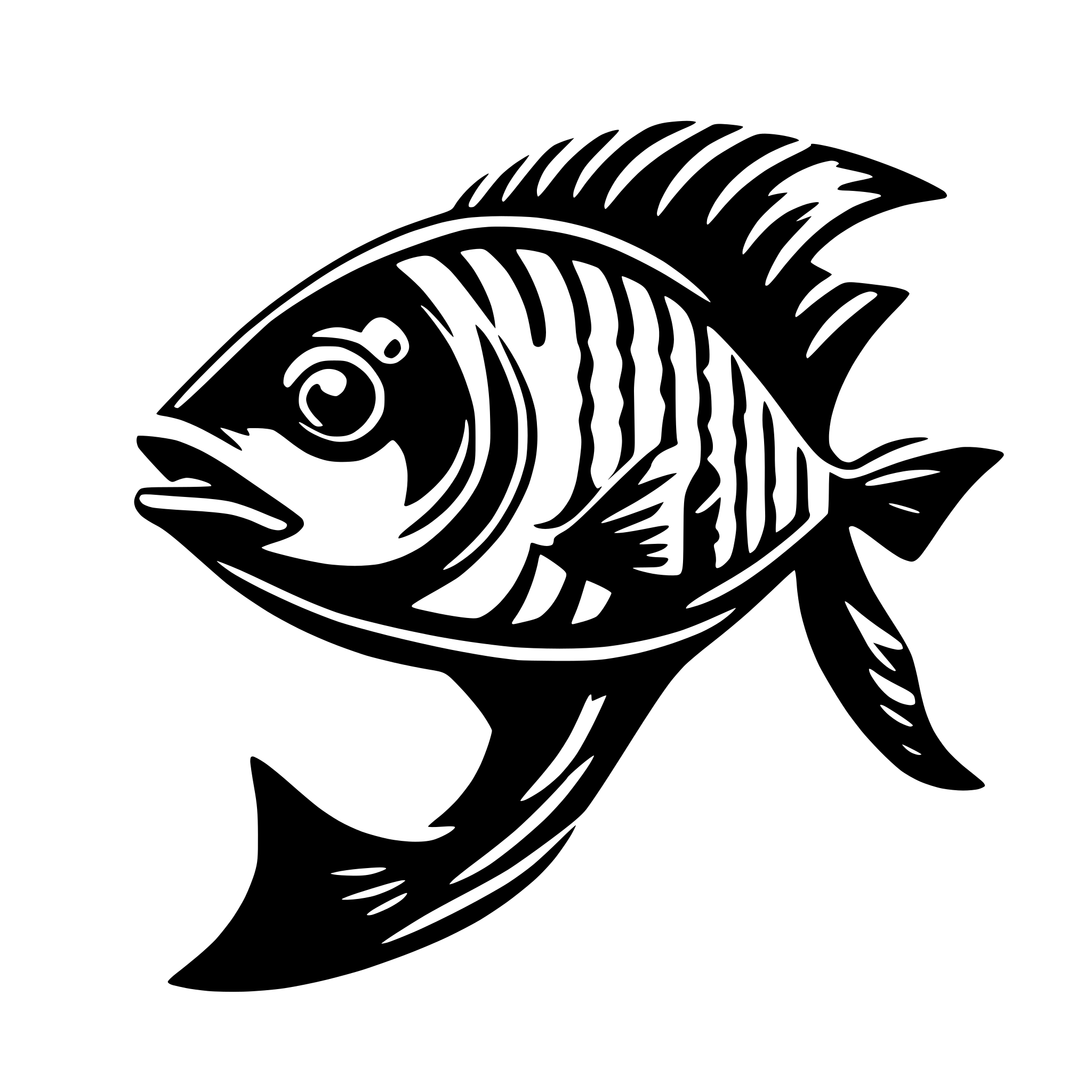 AI-generated SVG of 'Fish'