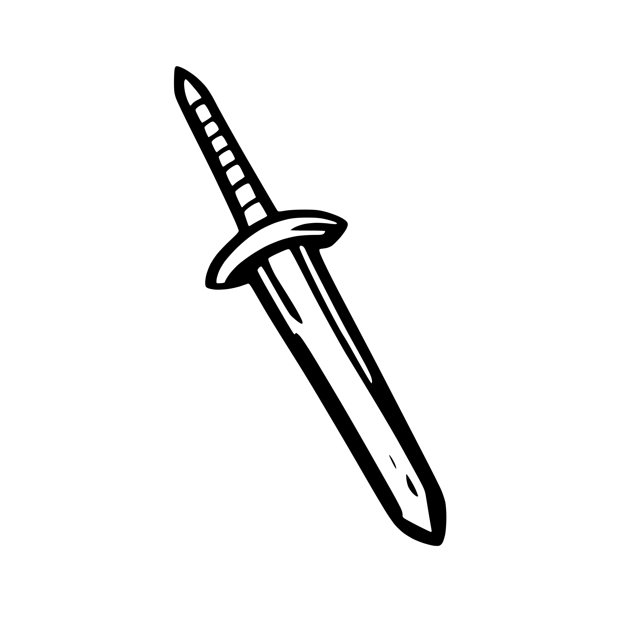 AI-generated SVG of a middle age sword icon