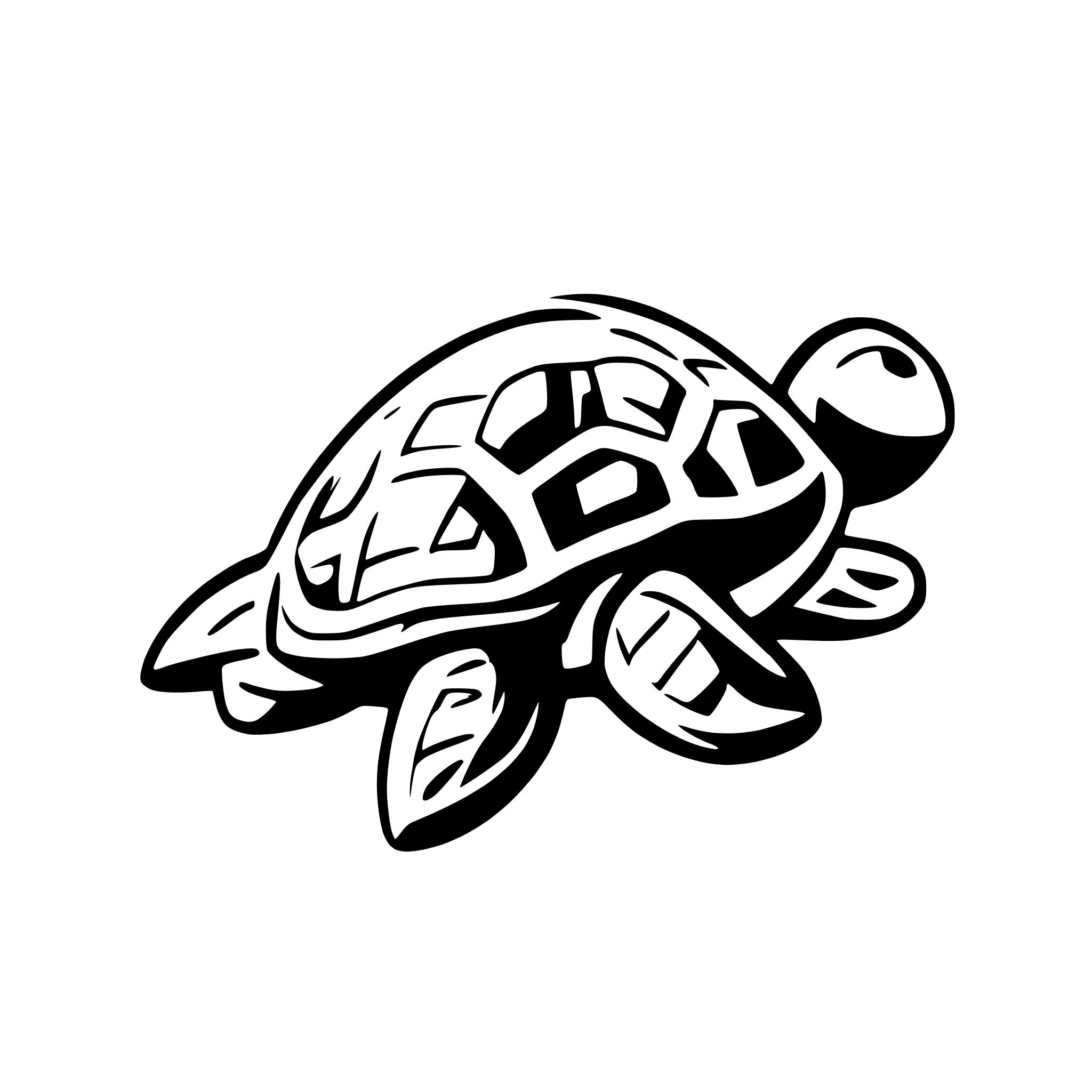 AI-generated SVG of 'Turtles'