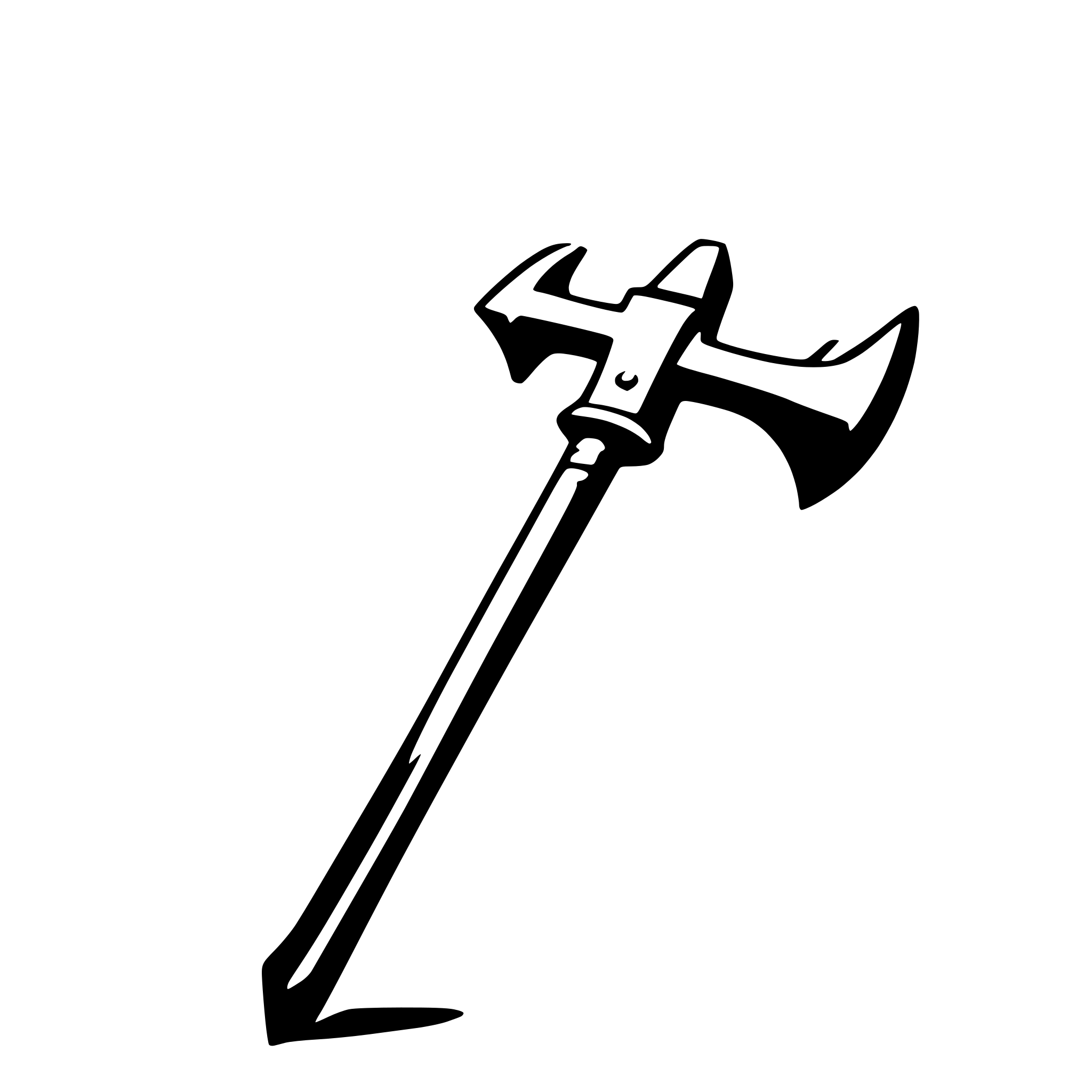 AI-generated SVG of 'war hammer'