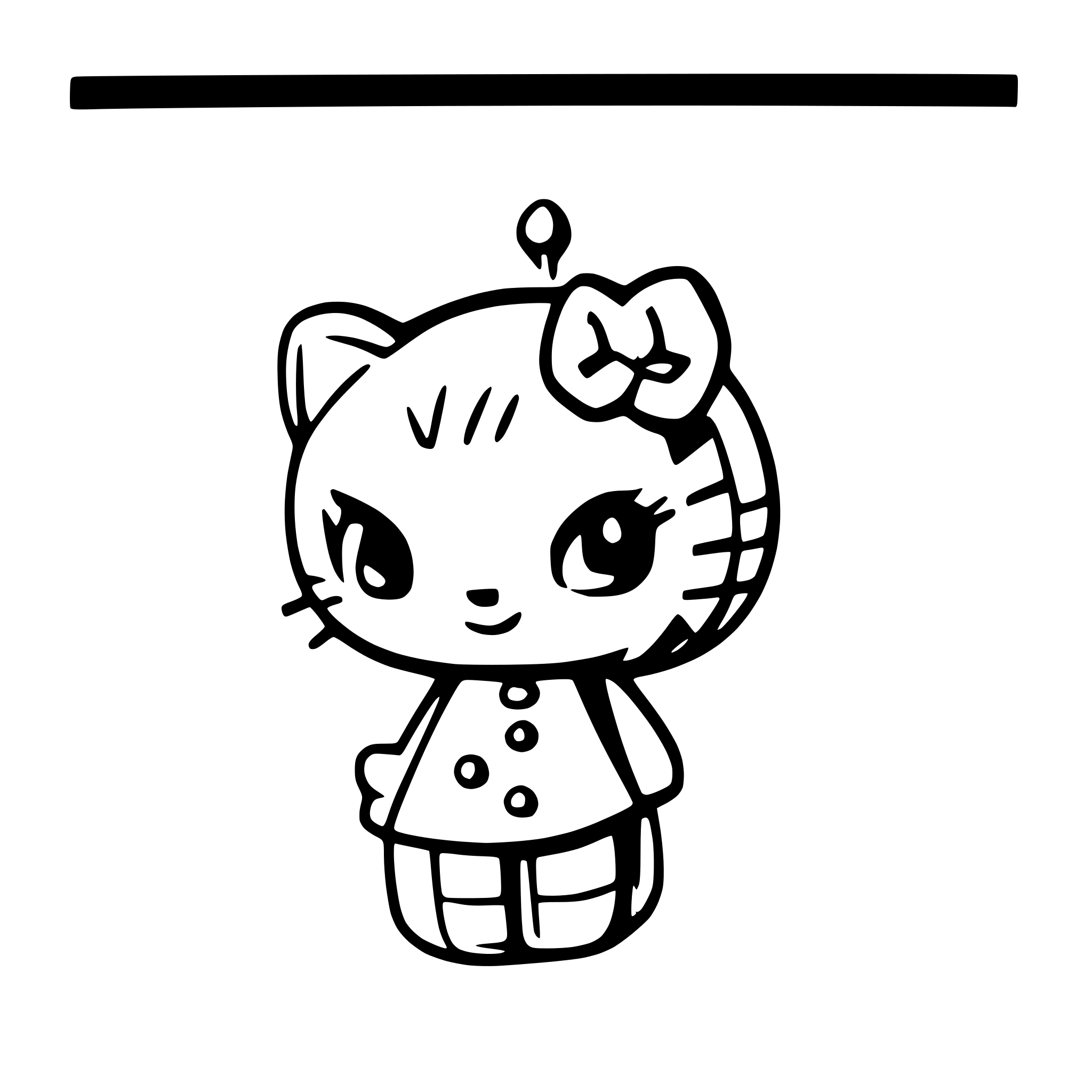 AI-generated SVG of a hello Kitty