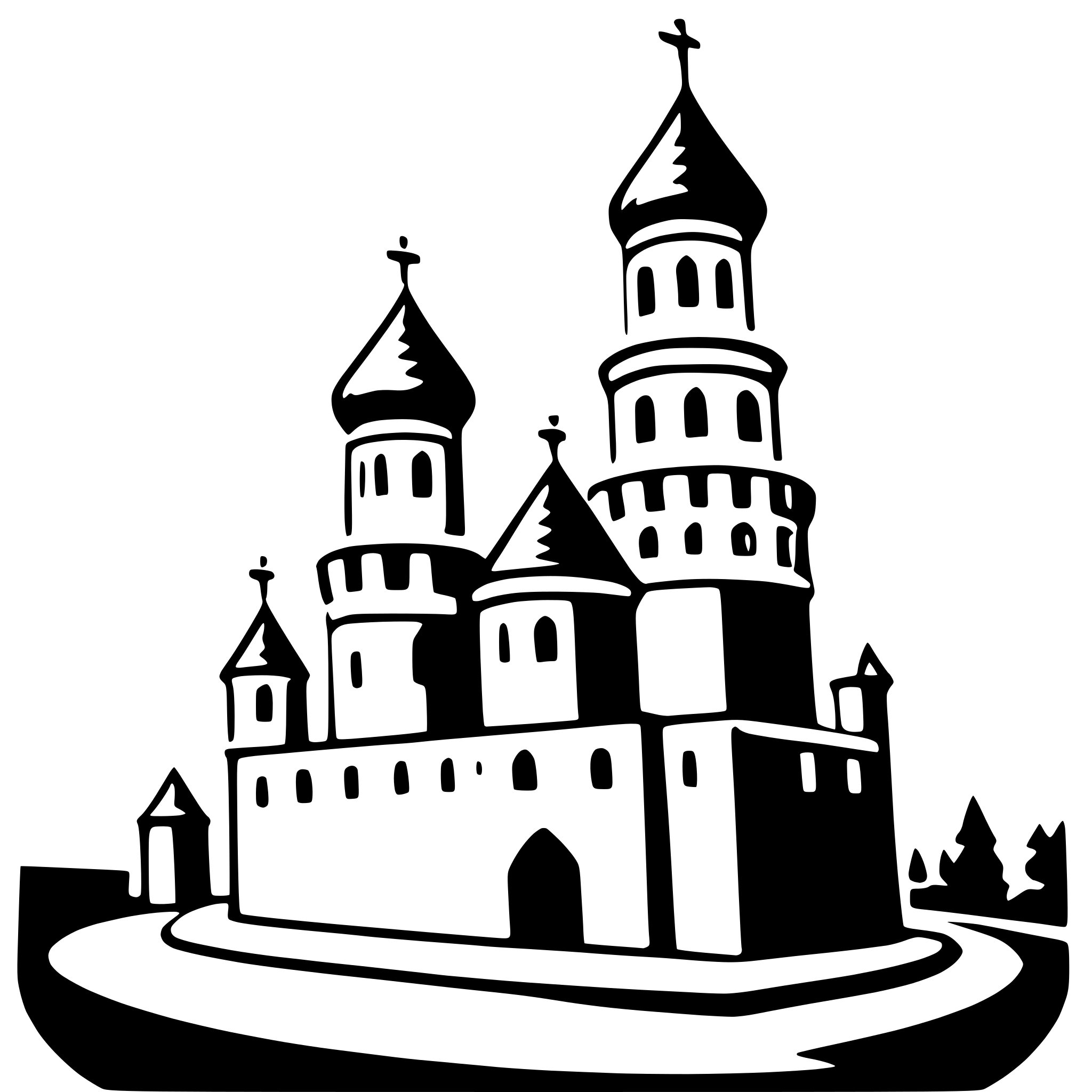 AI-generated SVG of a kremlin