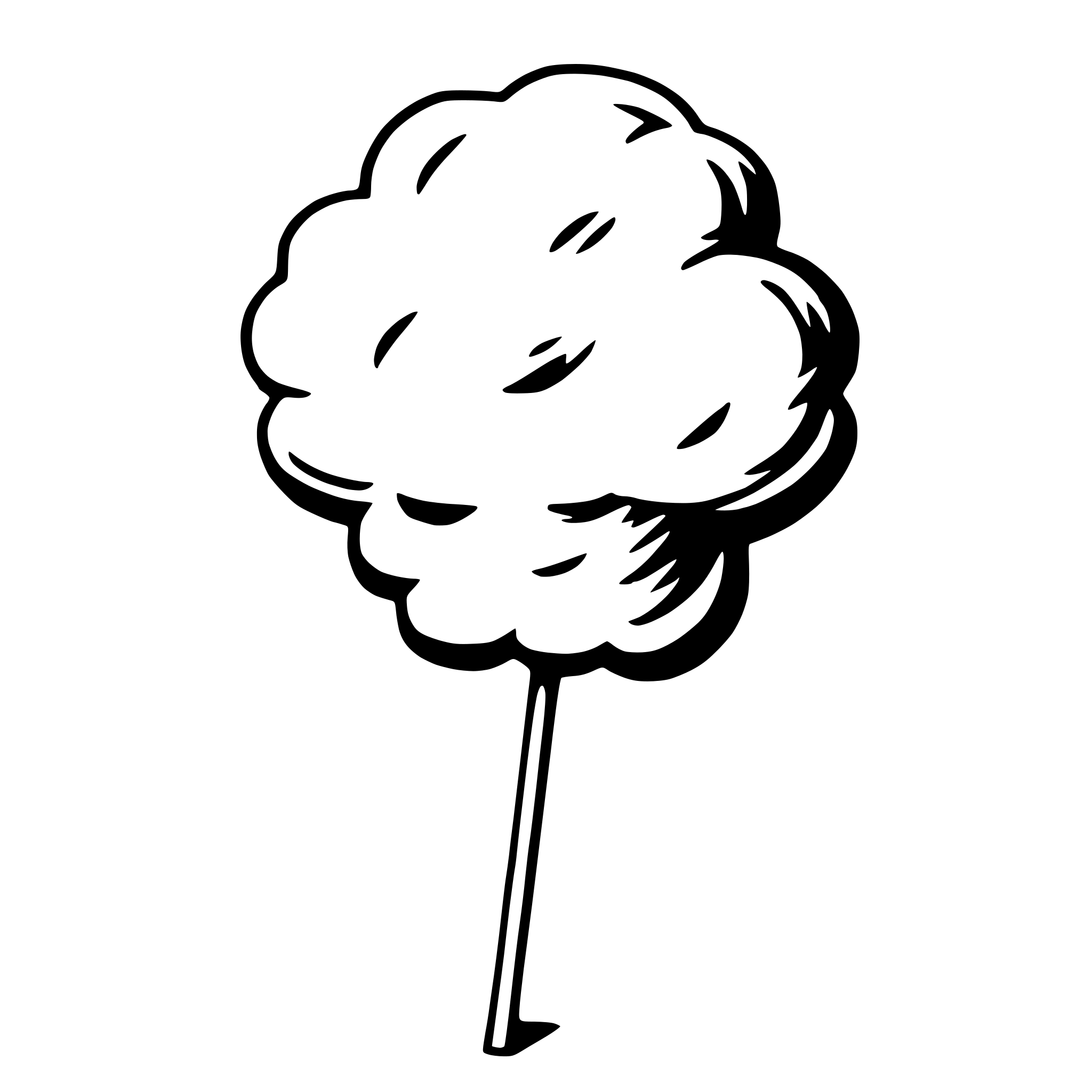 AI-generated SVG of a cotton candy