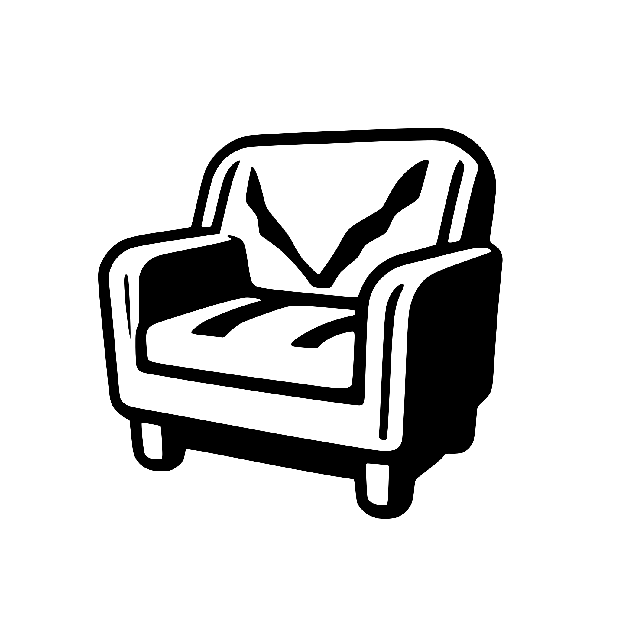 AI-generated SVG of 'Website icon for store (selling futniture fabrics, automobile fabrics), show sofa f.ex.'