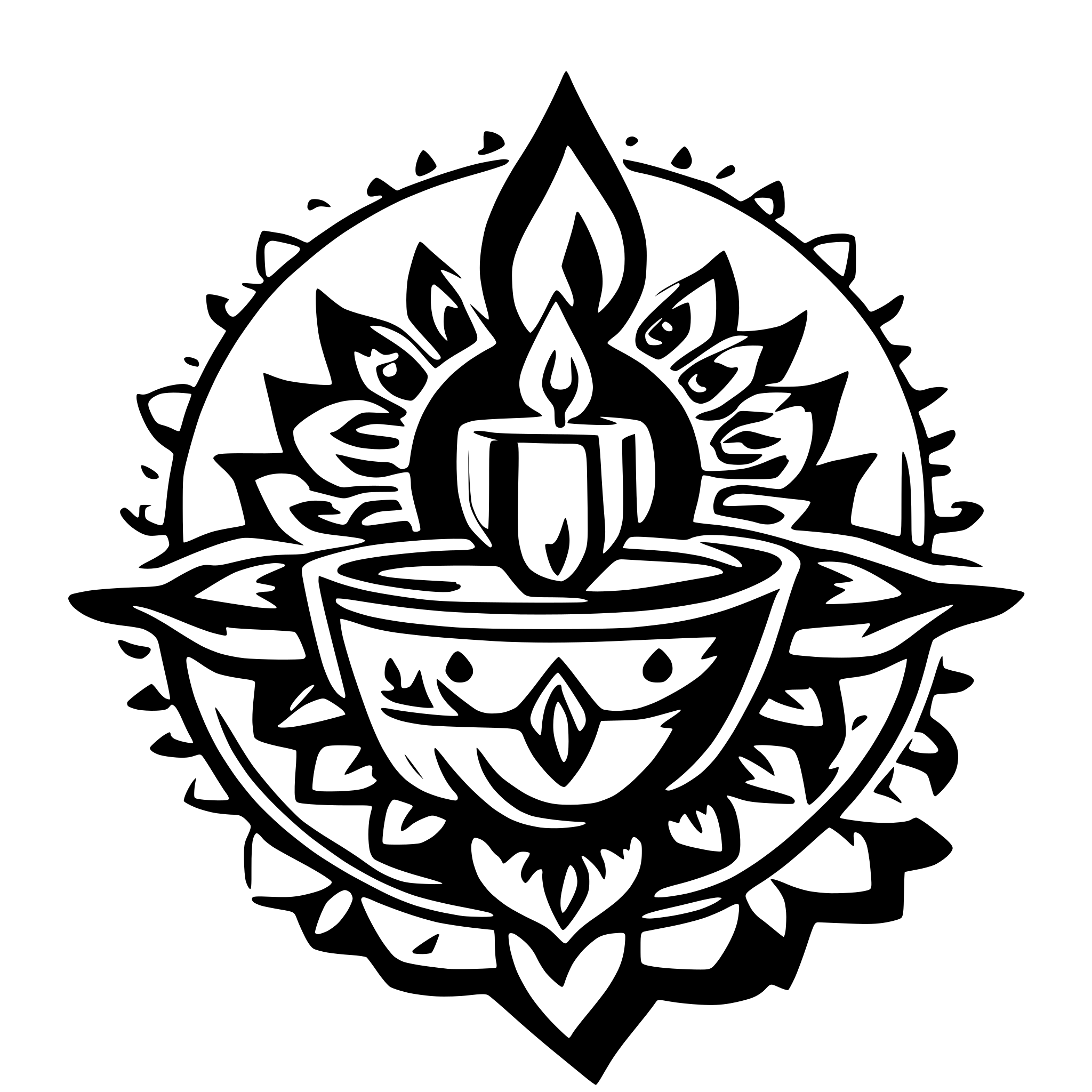 AI-generated SVG of 'Happy diwali'