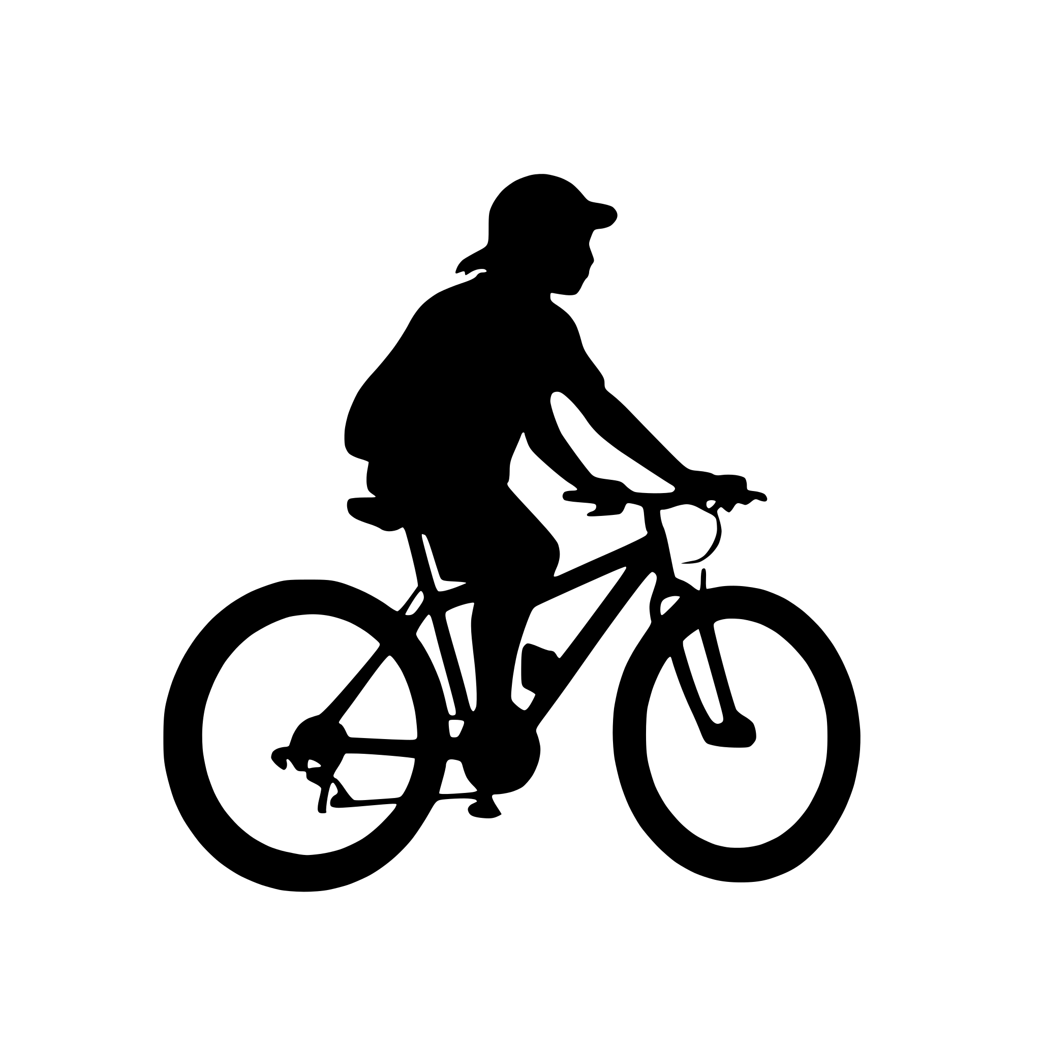 AI-generated SVG of a mountainbike optical distortion