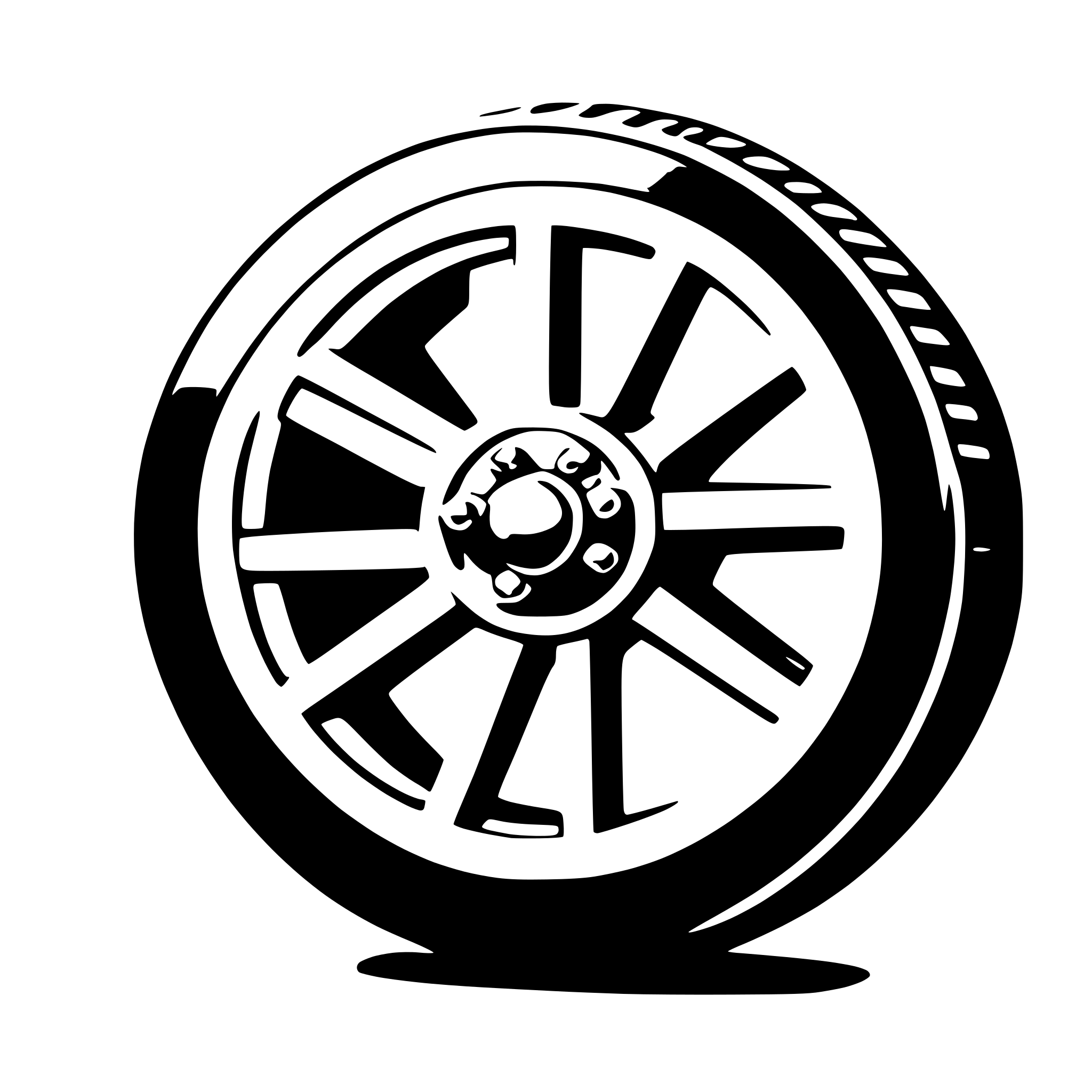 AI-generated SVG of a wheel