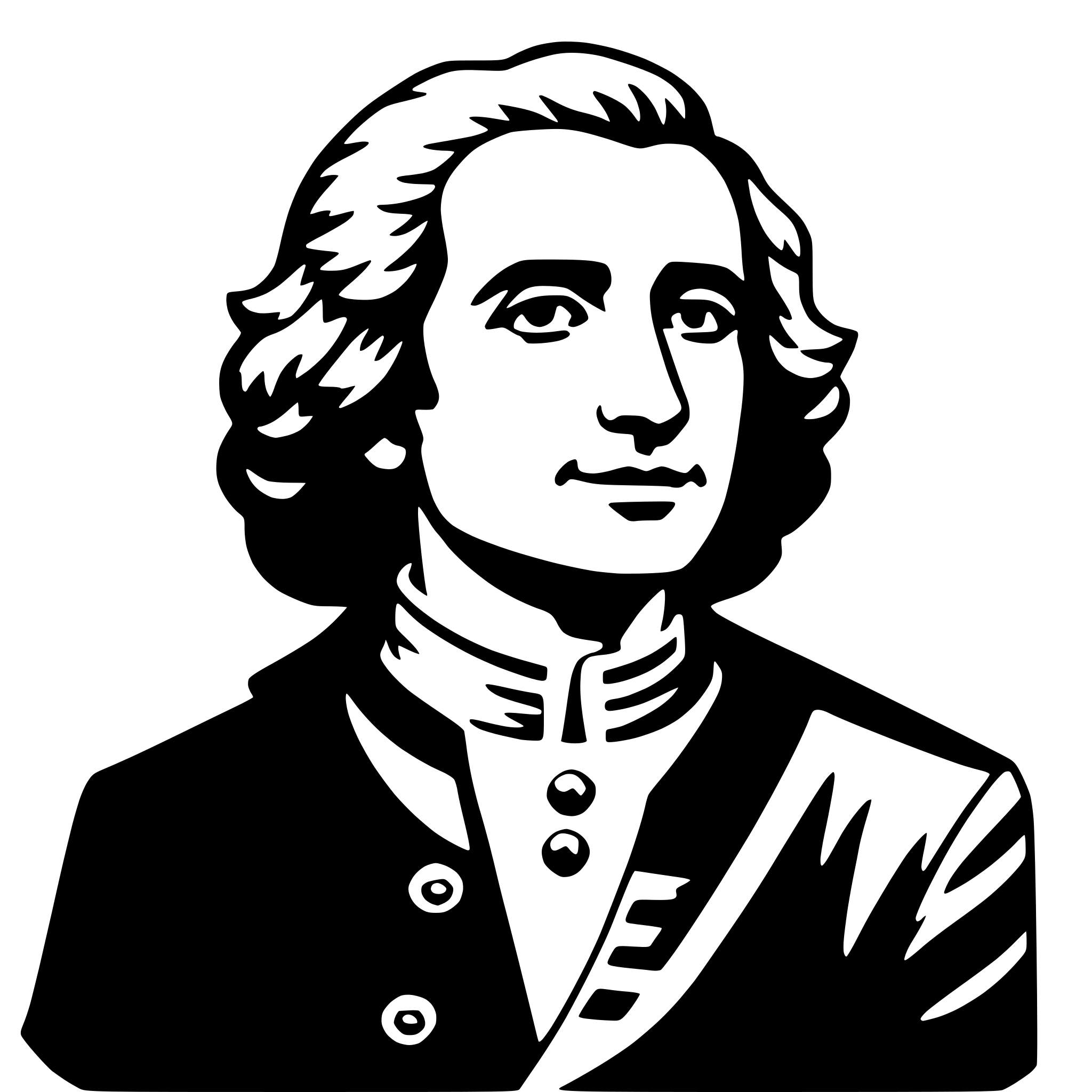 AI-generated SVG of a jean-jacques rousseau