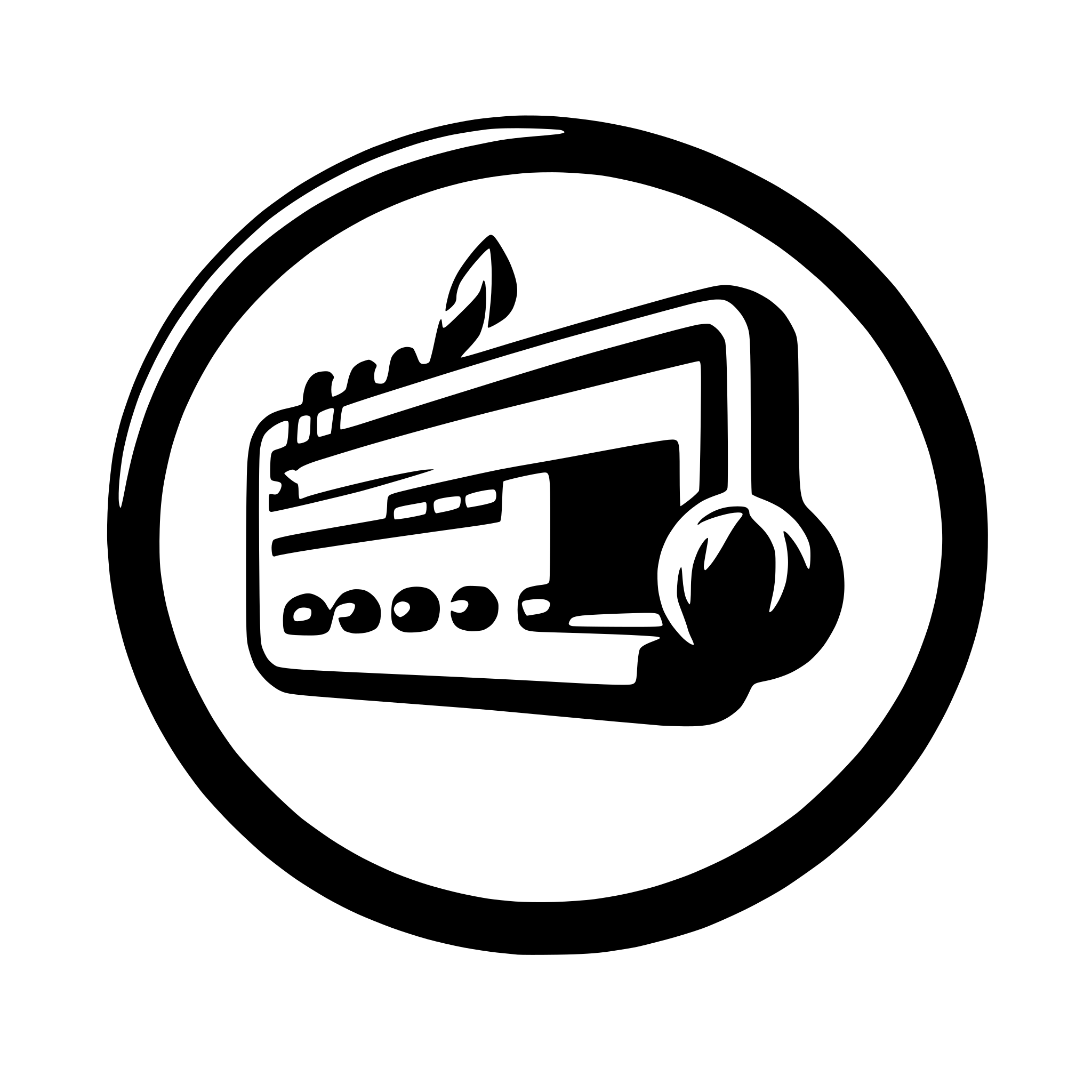 AI-generated SVG of 'Music forum logo'