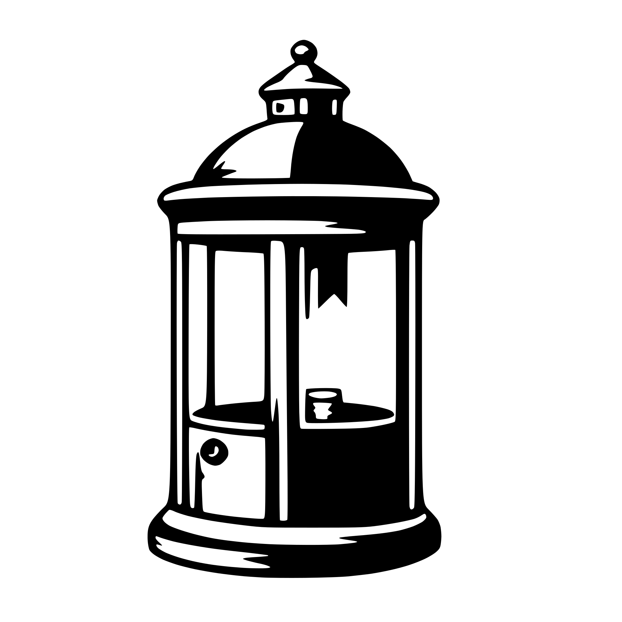 AI-generated SVG of a lantern