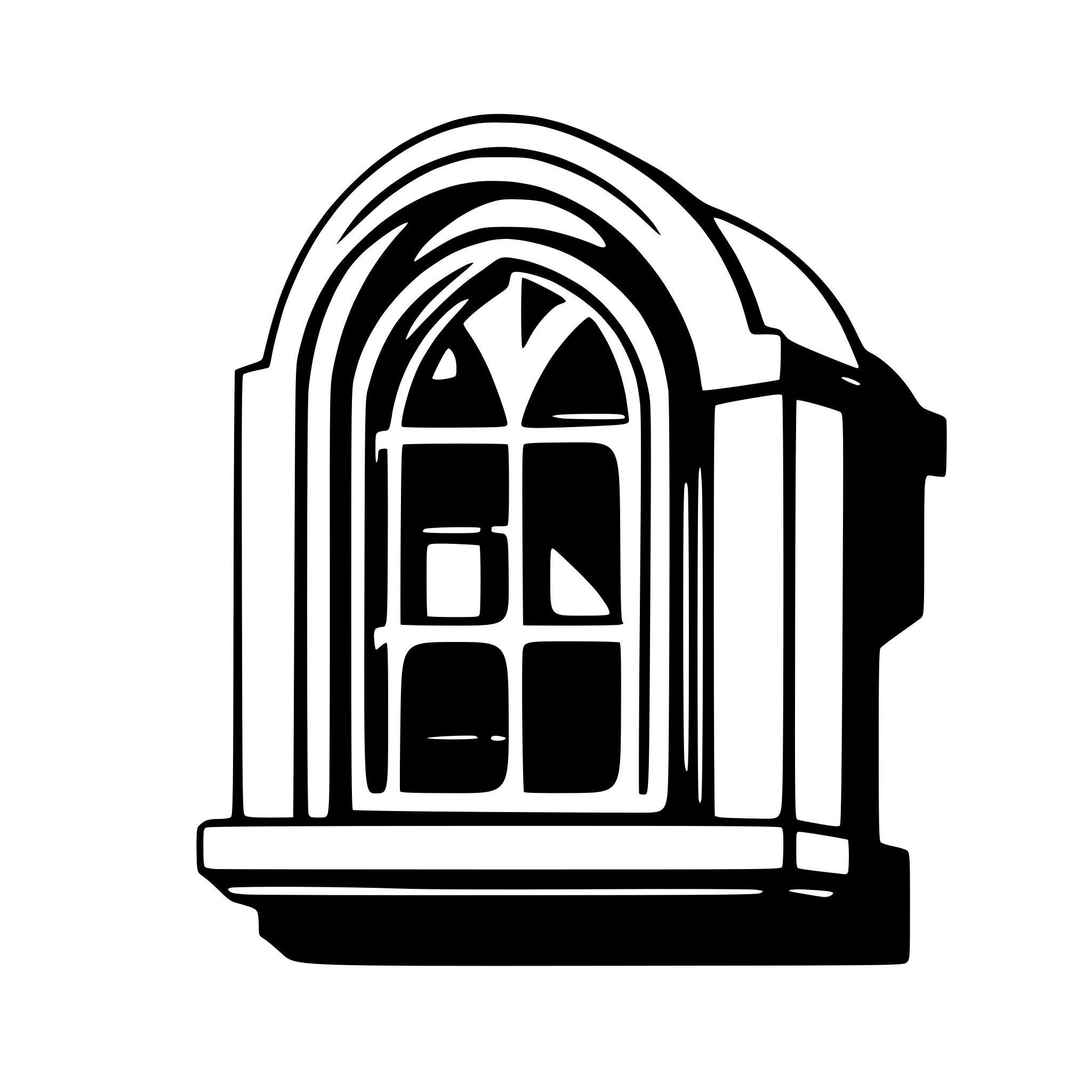 AI-generated SVG of a Architecture Symbol Icon 2D window for CAD software