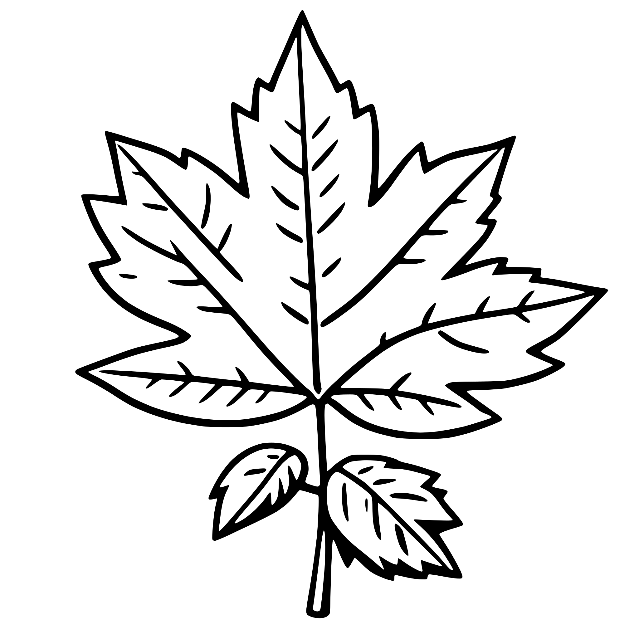 AI-generated SVG of 'maple'