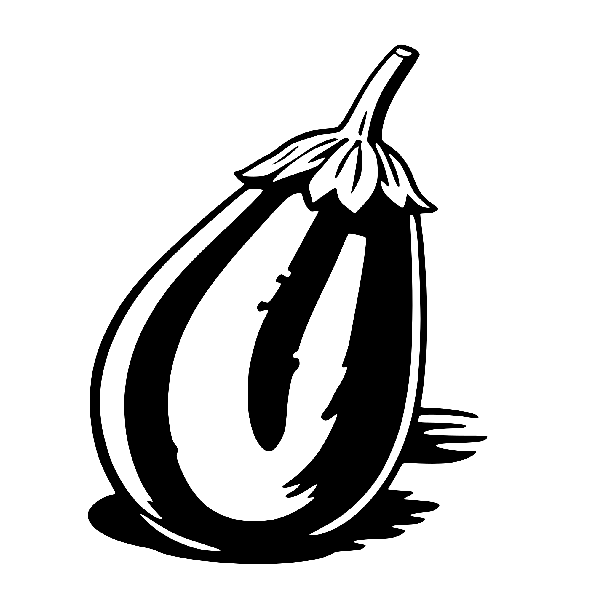 AI-generated SVG of 'eggplant'