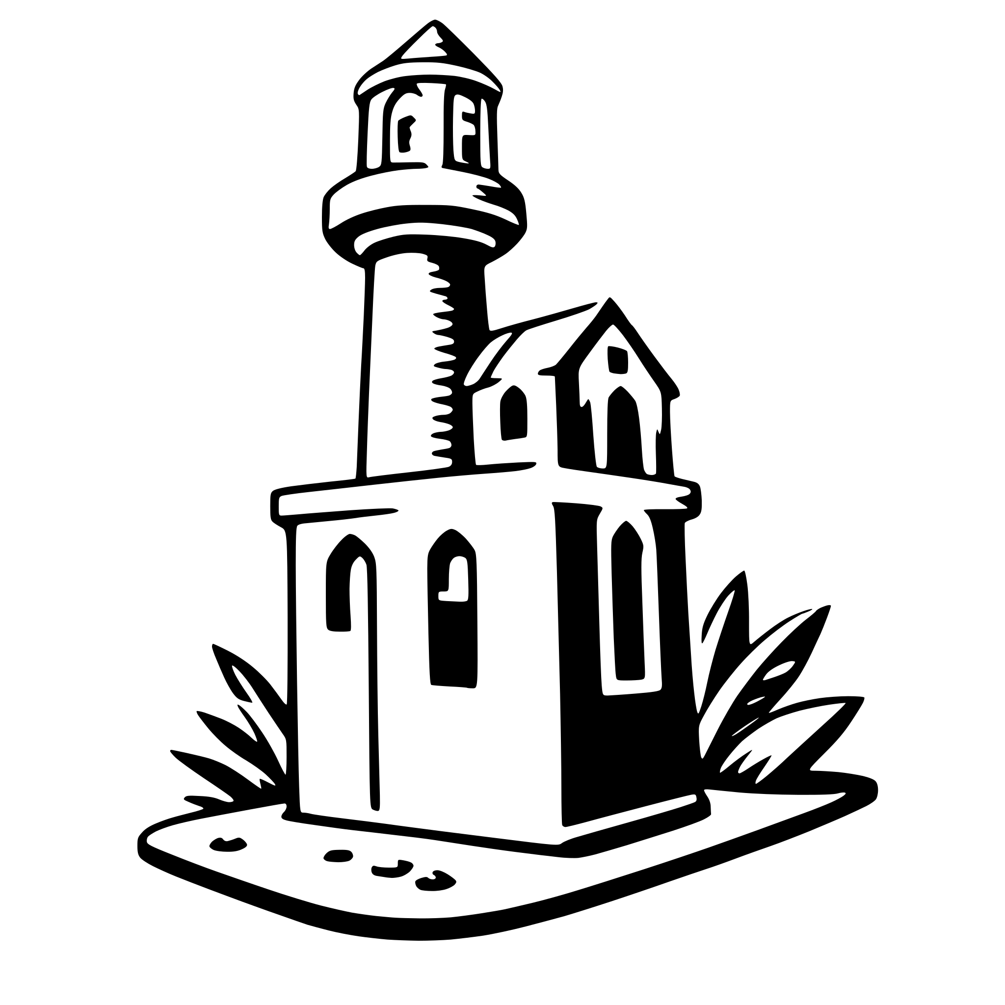 AI-generated SVG of a geb