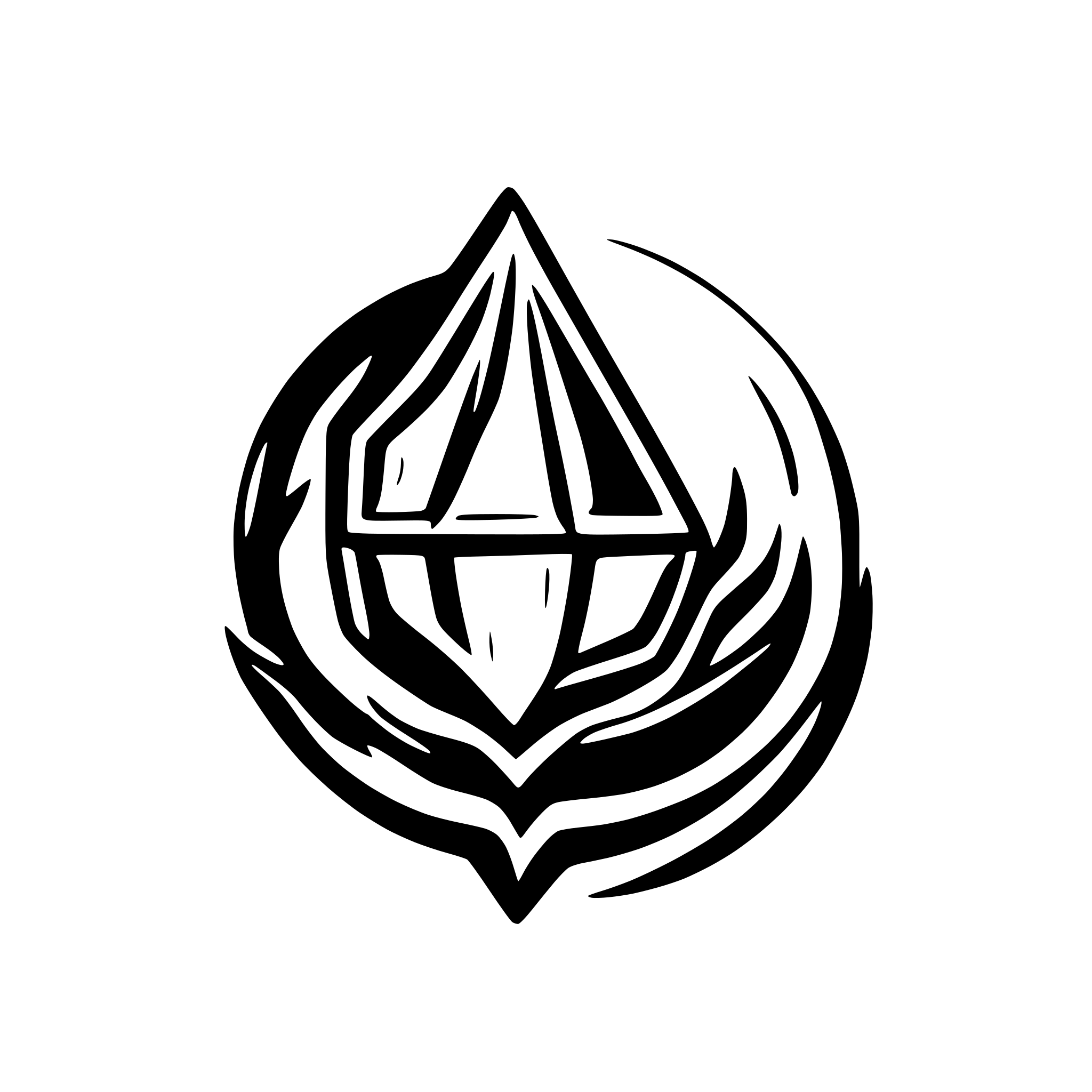 AI-generated SVG of 'sorcery drop dnd logo'
