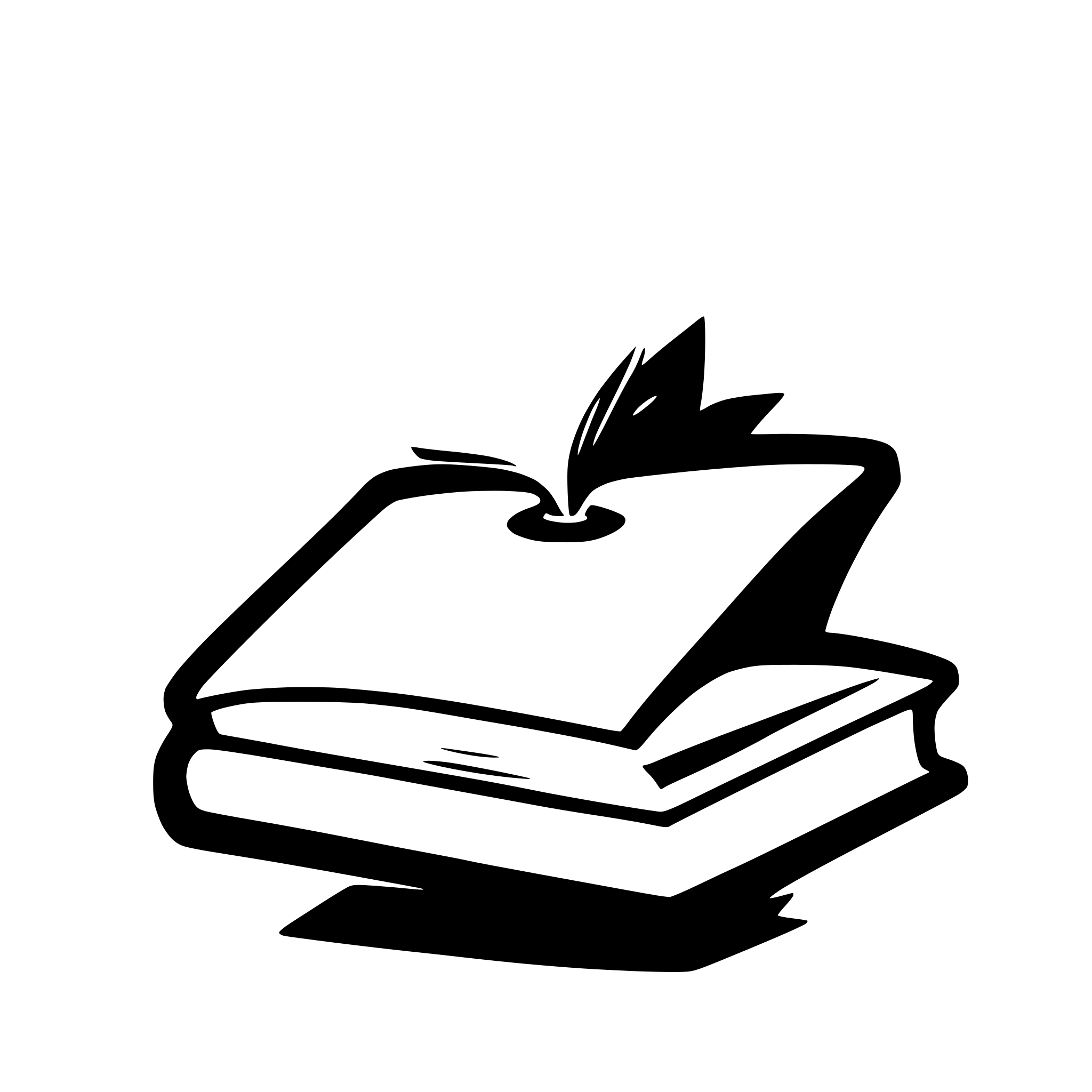 AI-generated SVG of a logo solid book exam