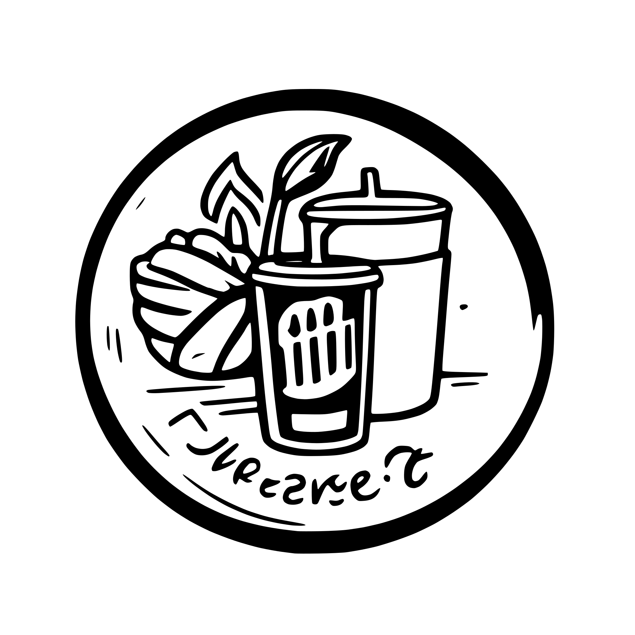 AI-generated SVG of a logotipo de uma confeitaria/cafeteria, utilizando tons da palheta rosa e também a cor dourada. nome "lover coke"