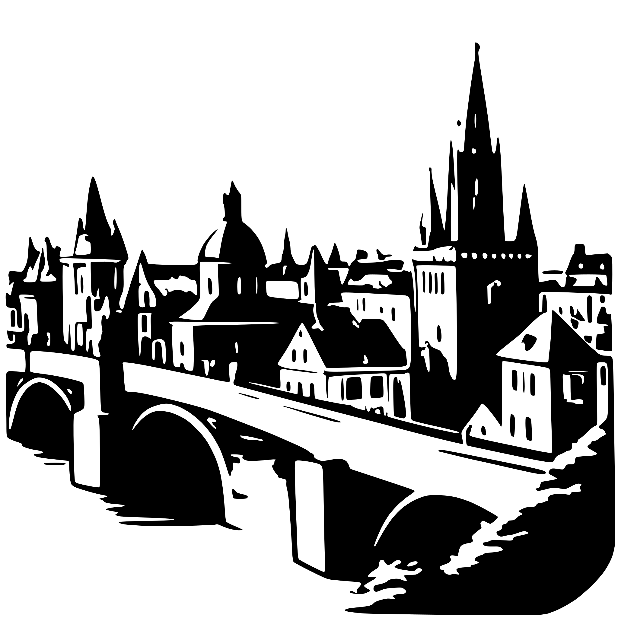 AI-generated SVG of 'create prague panorama'