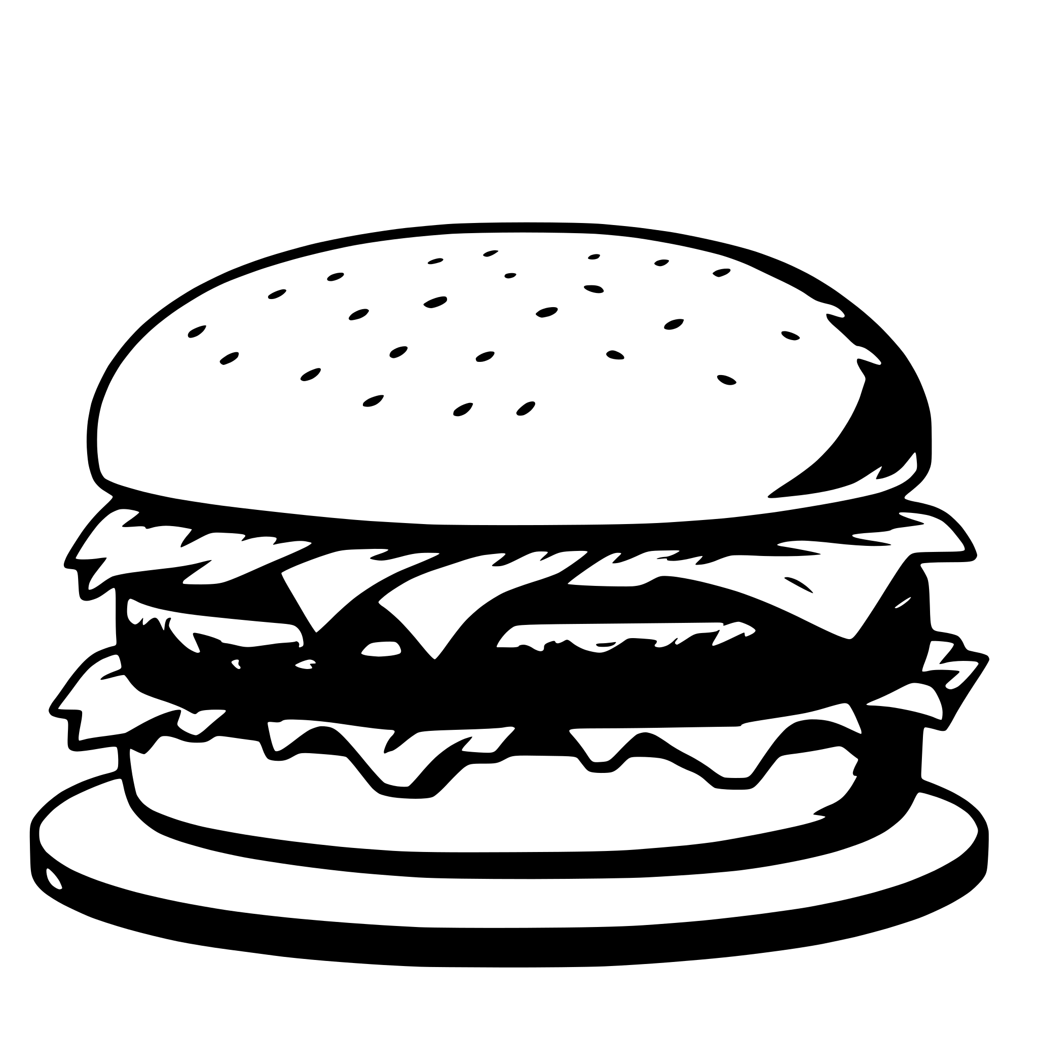 AI-generated SVG of a hamburger