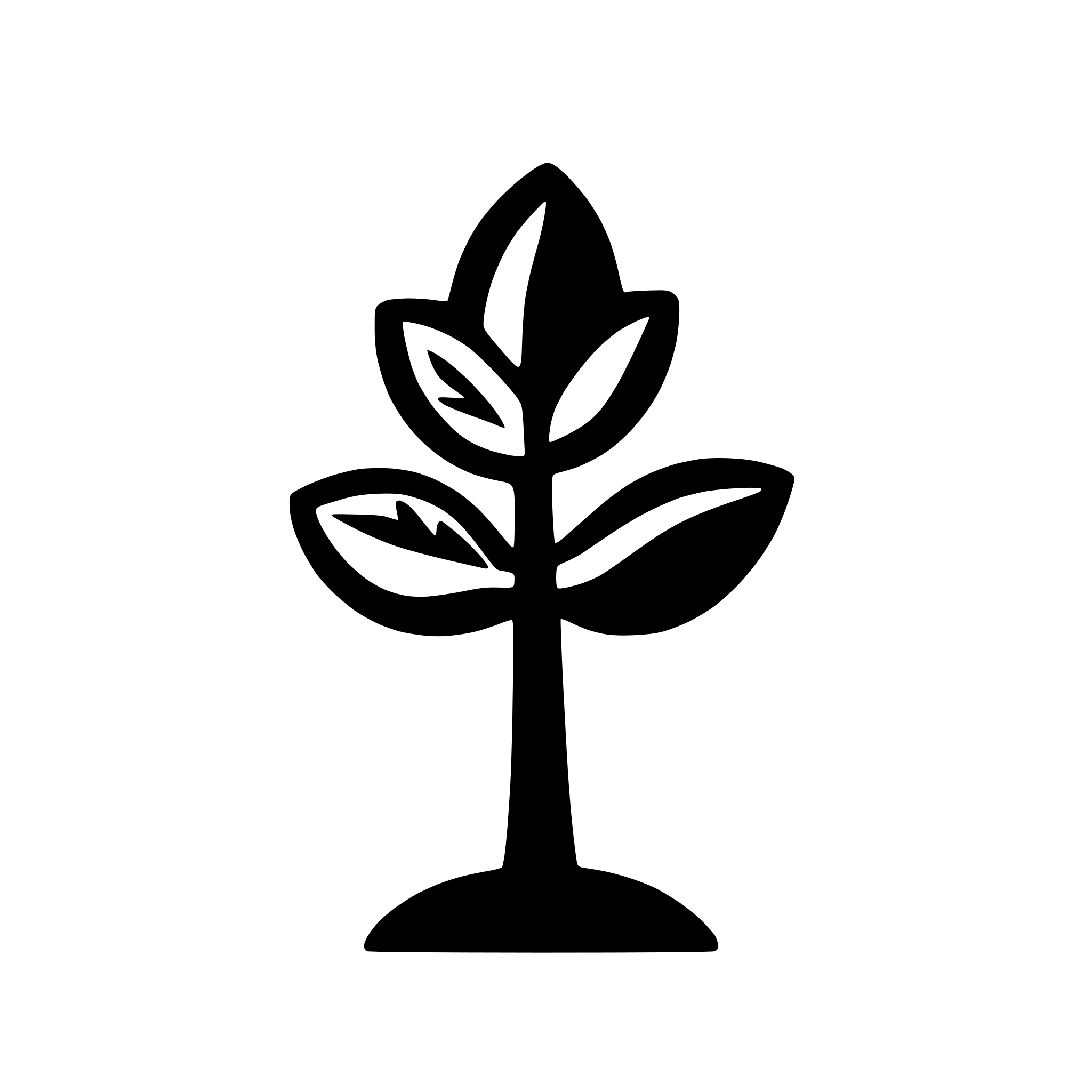 AI-generated SVG of a tree with falling leaves