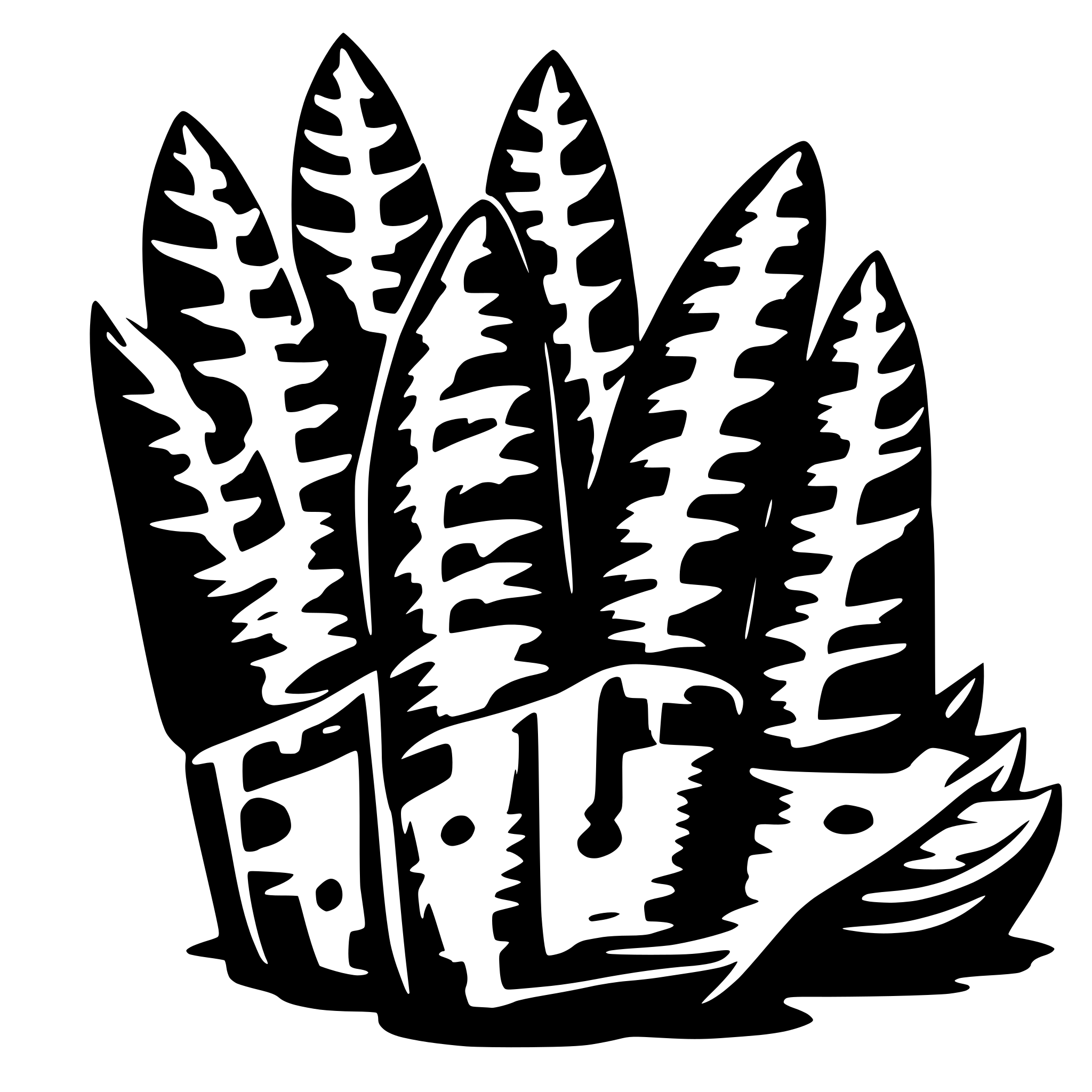 AI-generated SVG of a Gruts  grandes raizes