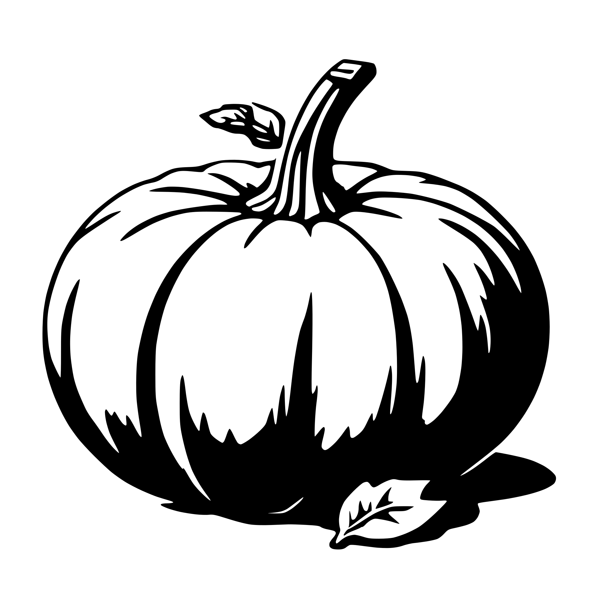 AI-generated SVG of 'autumn pumpkin'