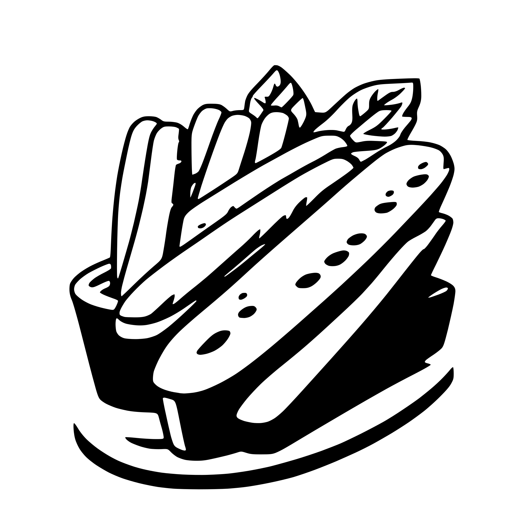 AI-generated SVG of a french fries