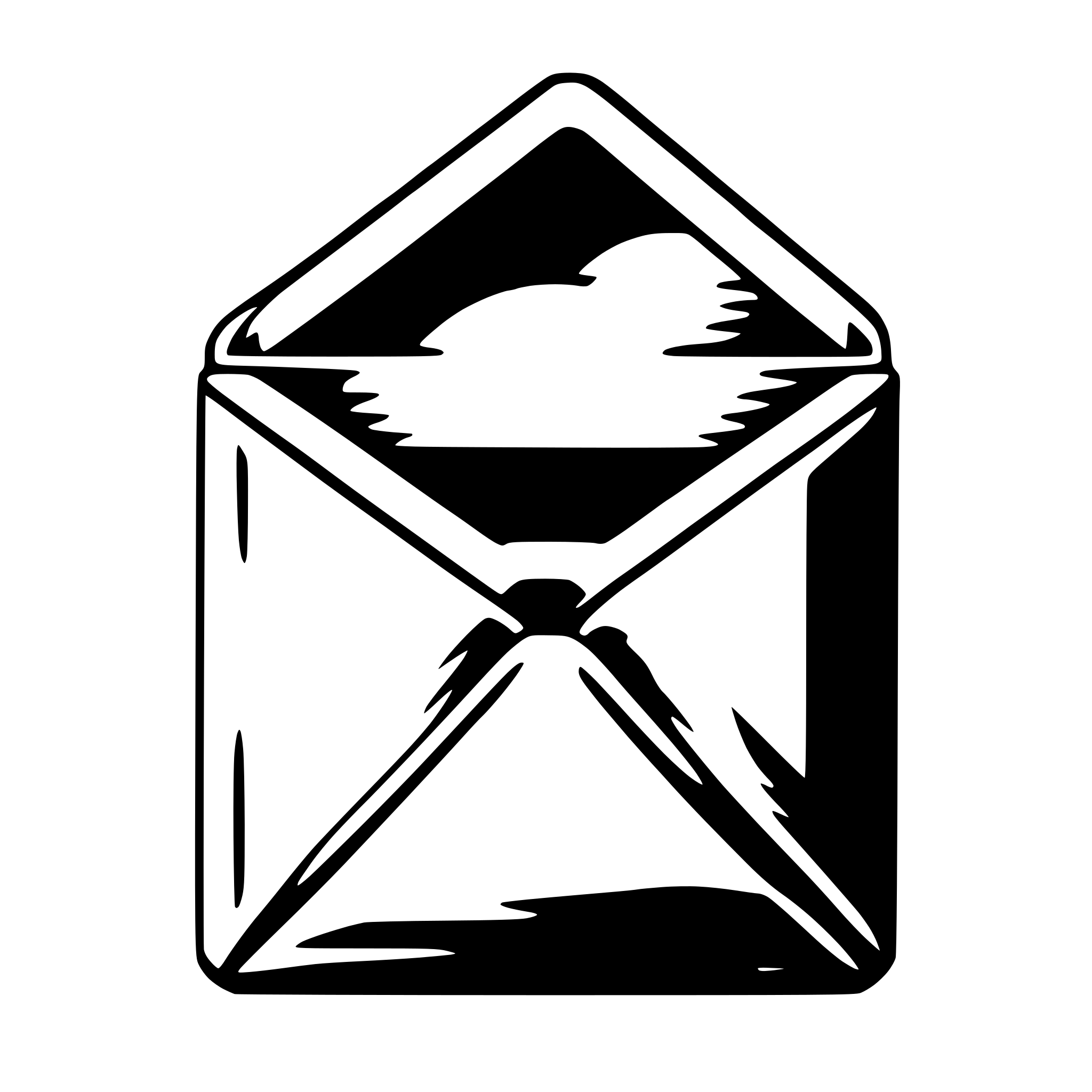 AI-generated SVG of a red envelope