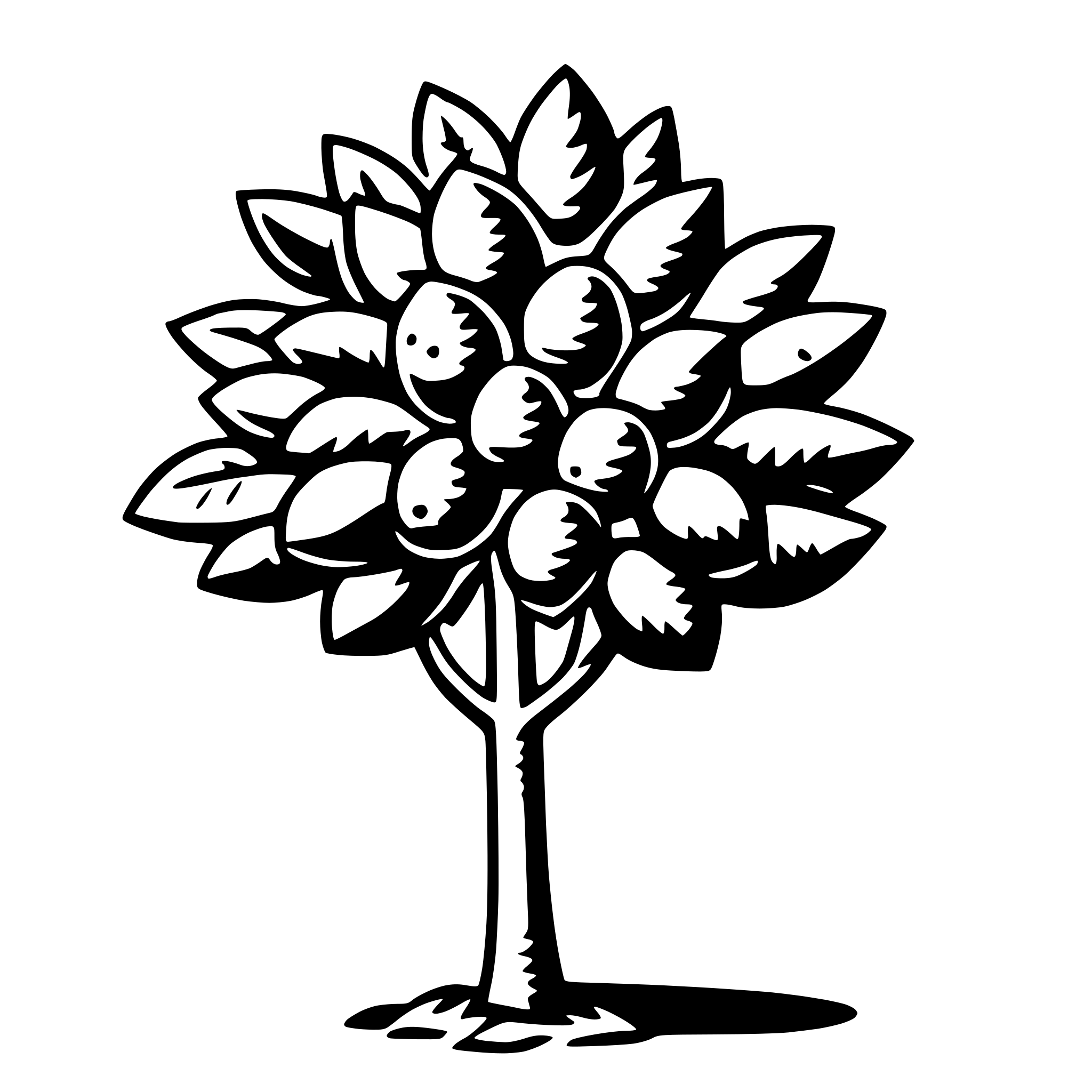 AI-generated SVG of 'lemon tree'