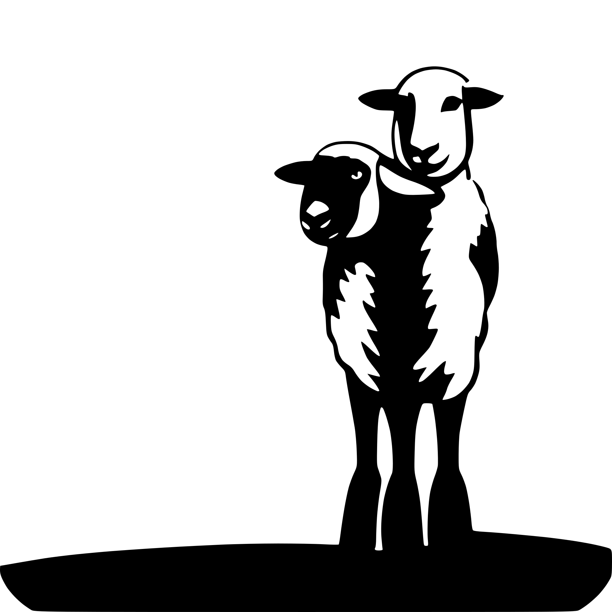 AI-generated SVG of 'sheep farm'
