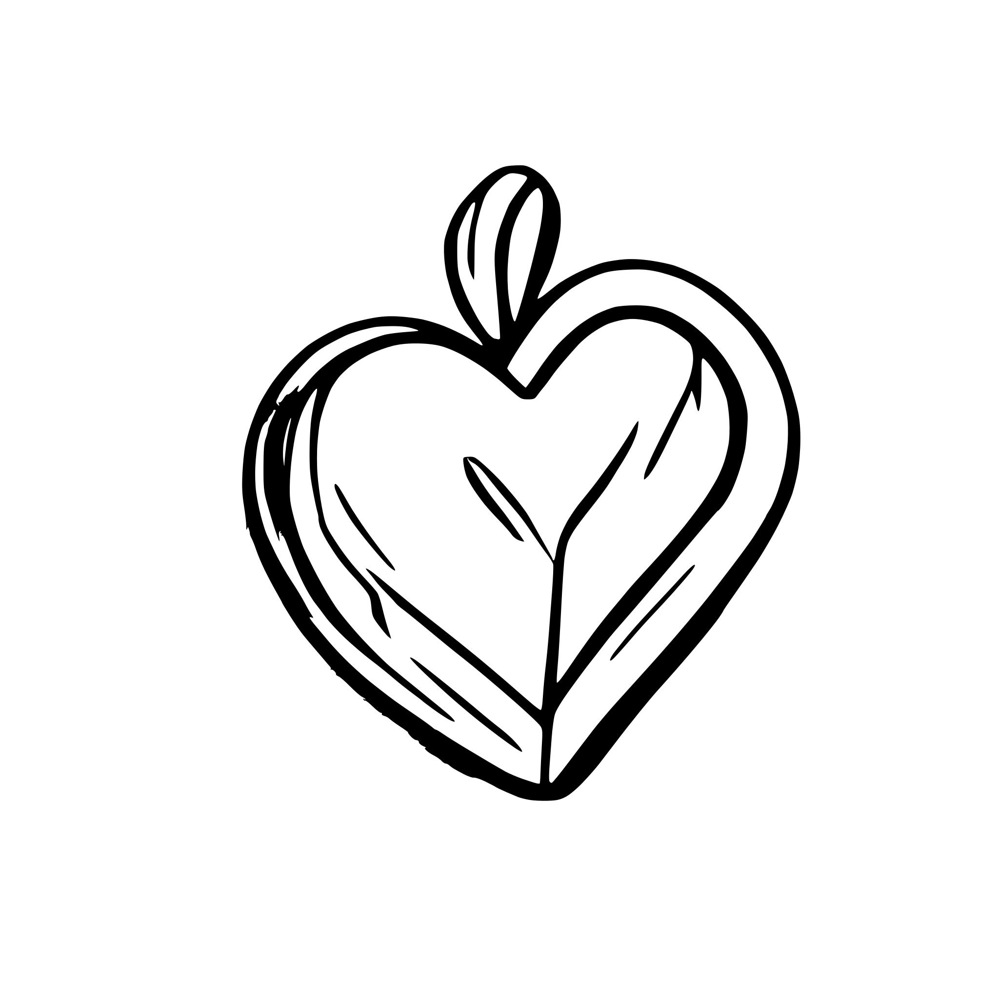 AI-generated SVG of a heart only 1 line
