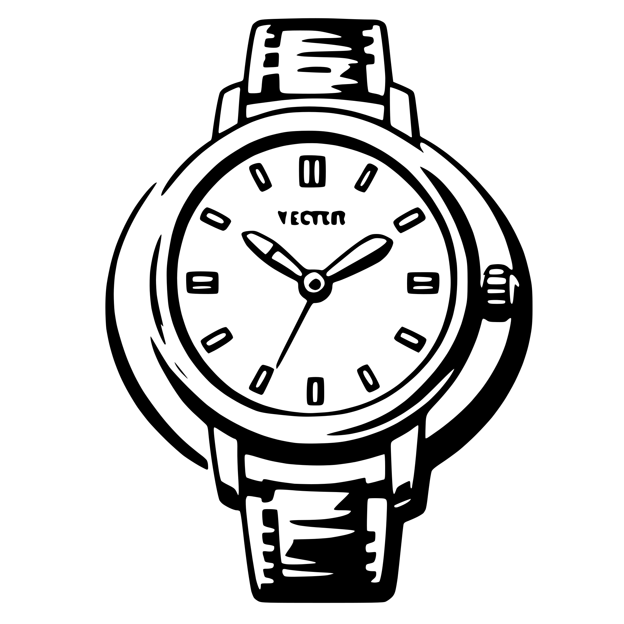 AI-generated SVG of a watch