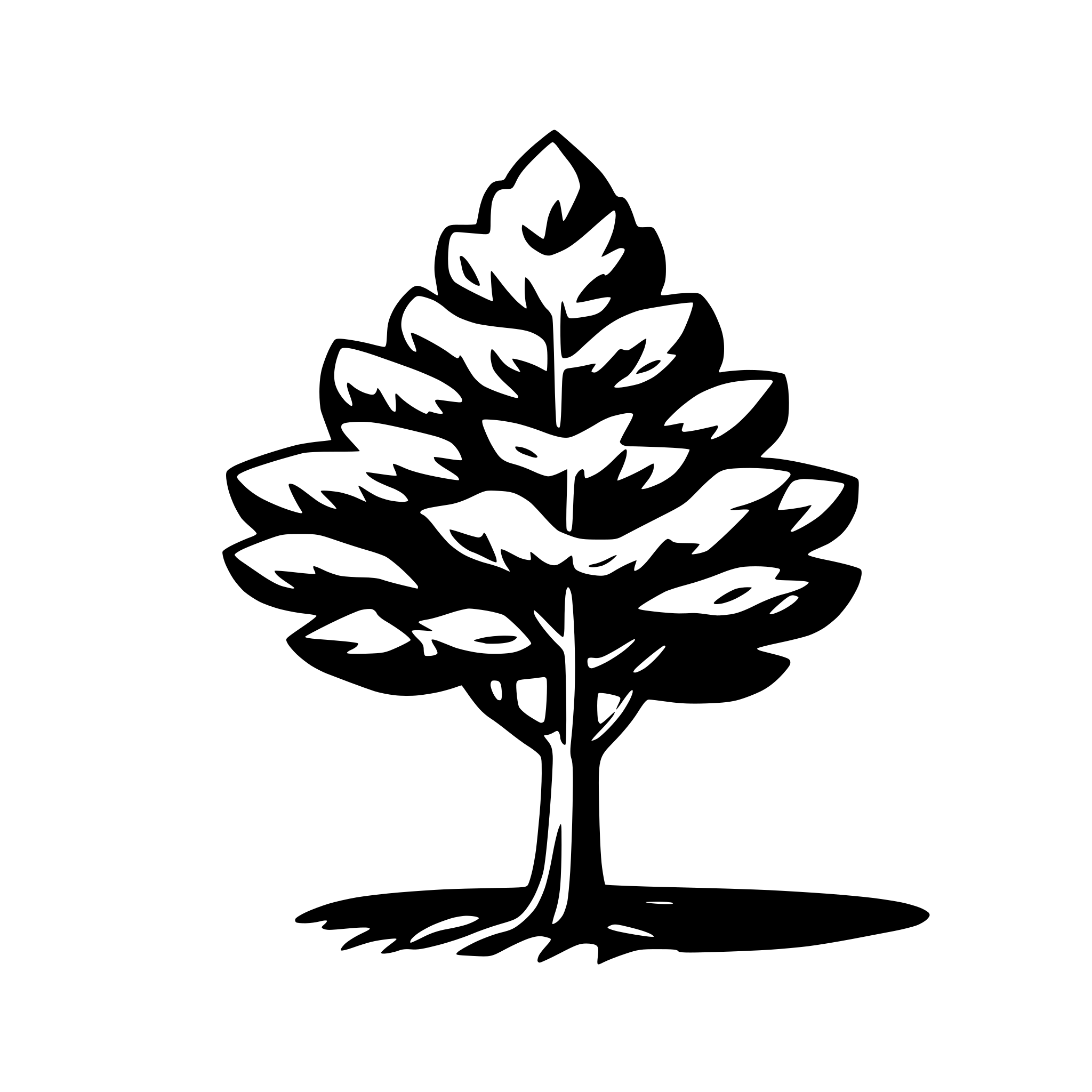 AI-generated SVG of a baum