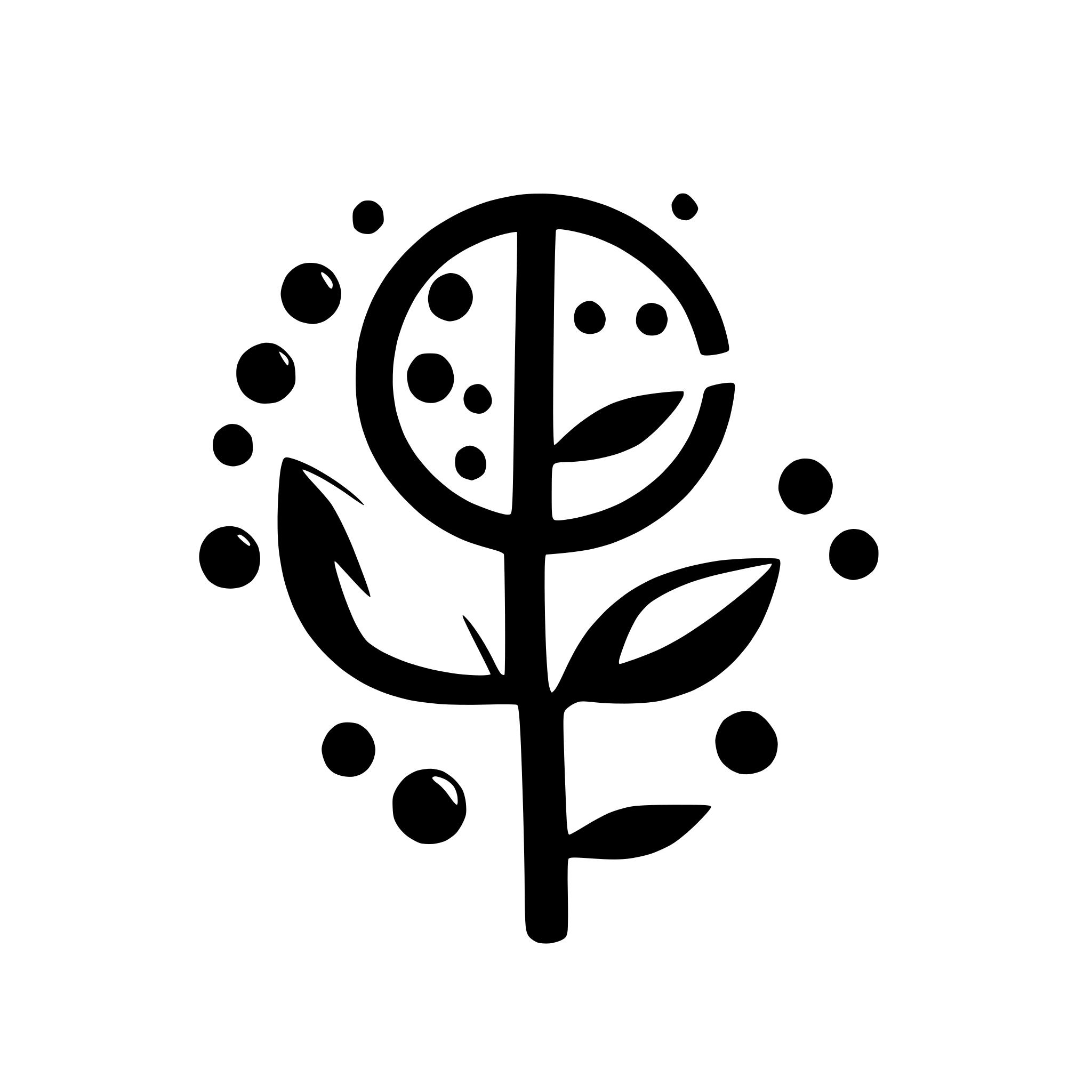 AI-generated SVG of a Create an artistic logo built in small dots for the experimental art project "Ipse Dixit"