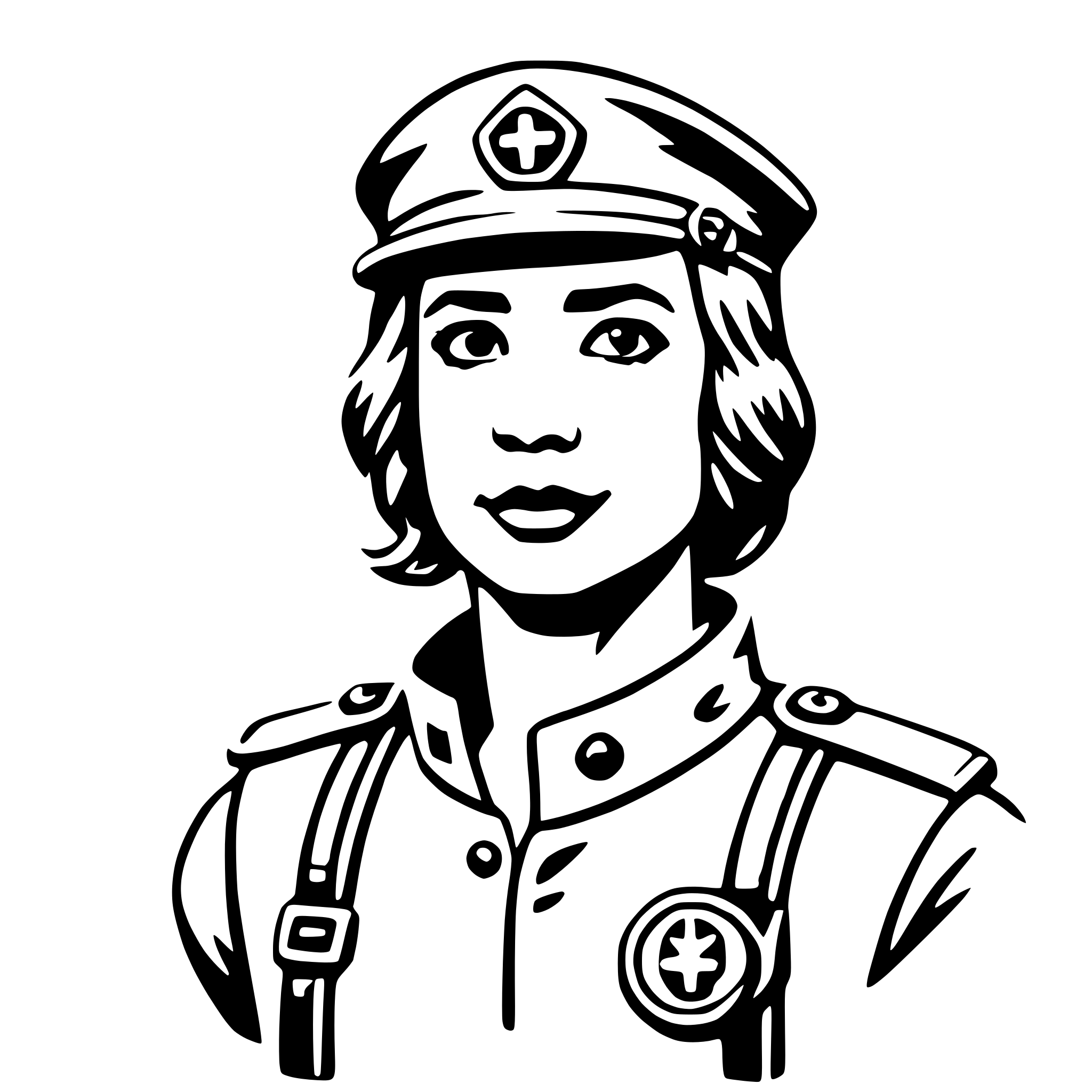AI-generated SVG of 'pilot'