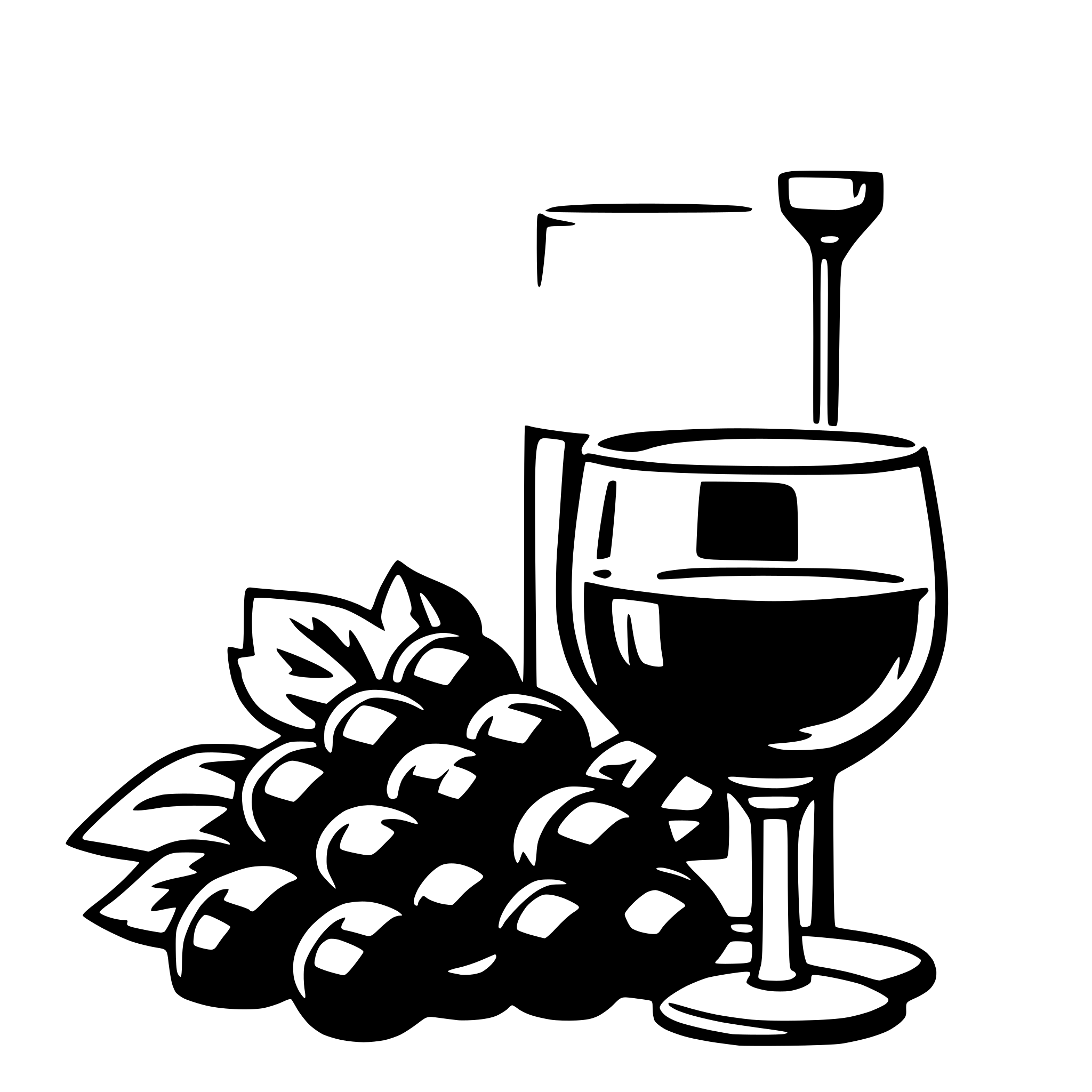AI-generated SVG of a wine