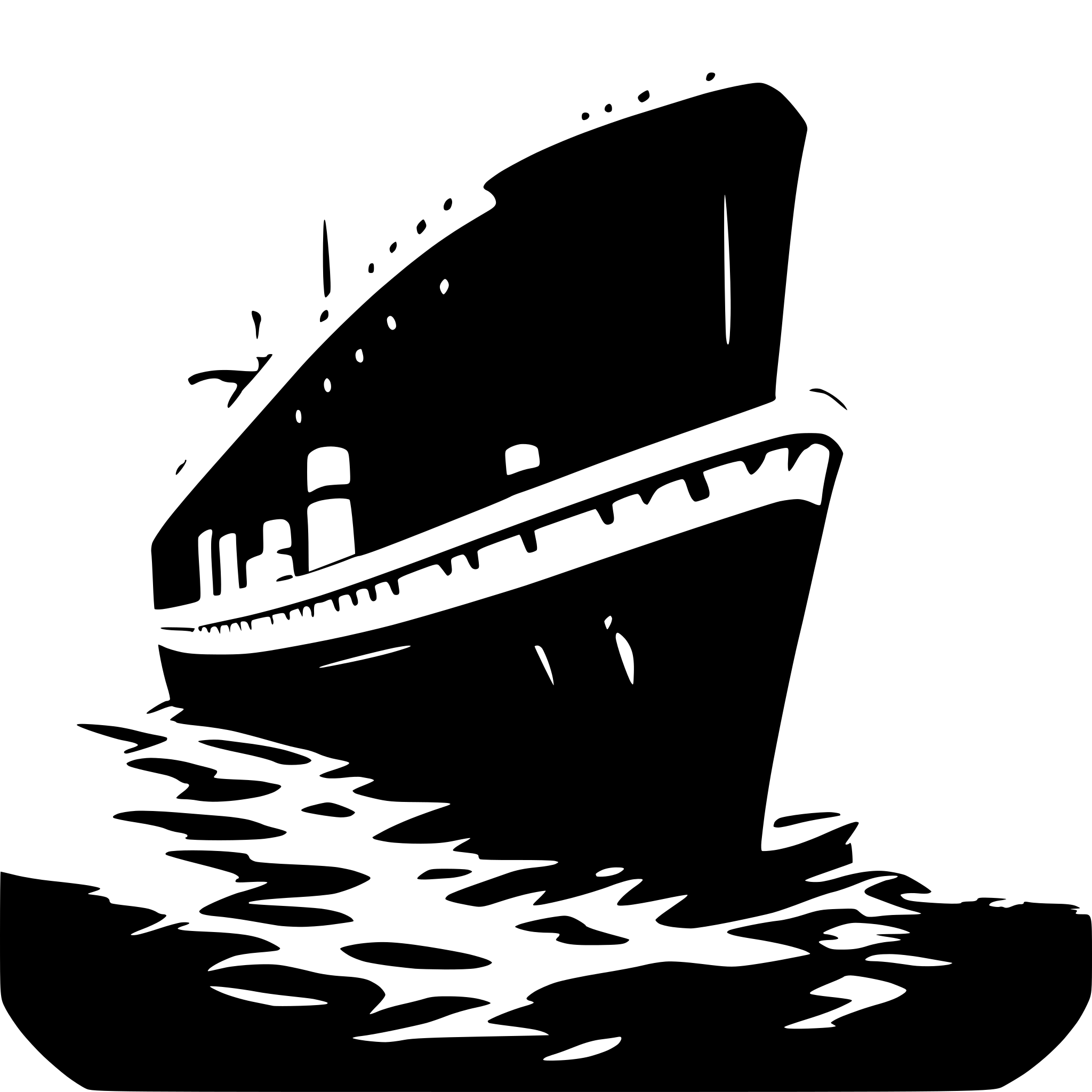 AI-generated SVG of 'titanic with iceberg'