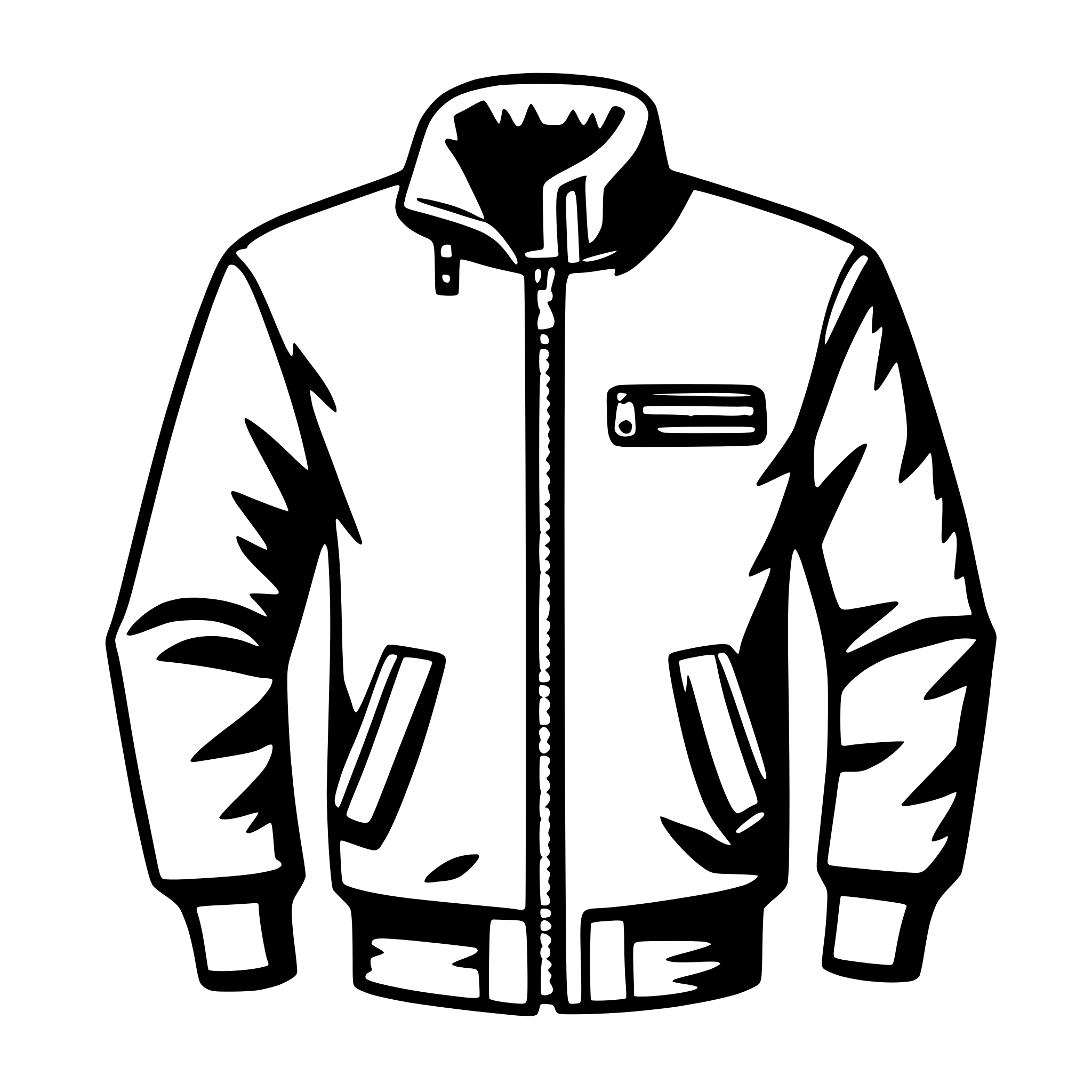 AI-generated SVG of a jacket
