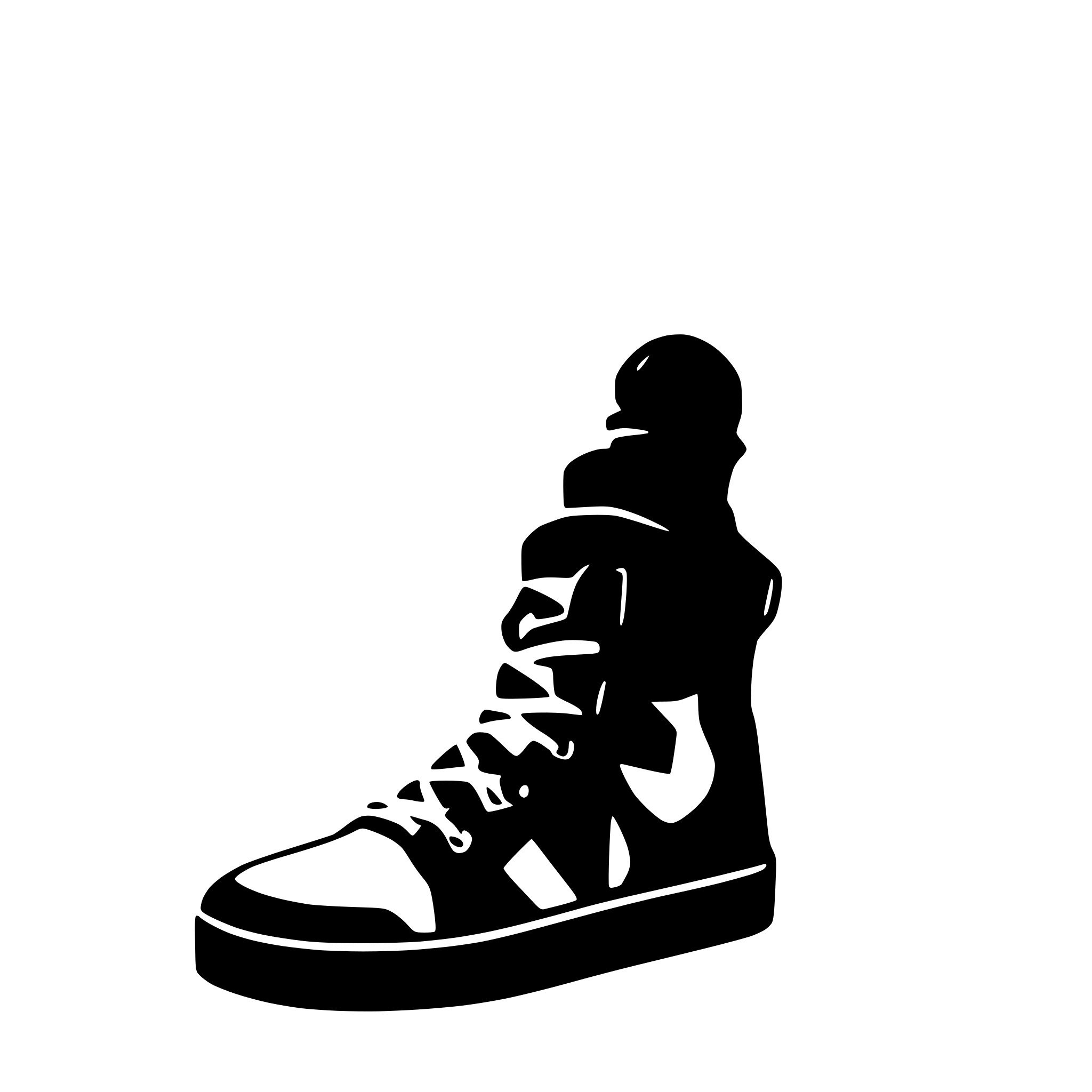 AI-generated SVG of a sneaker