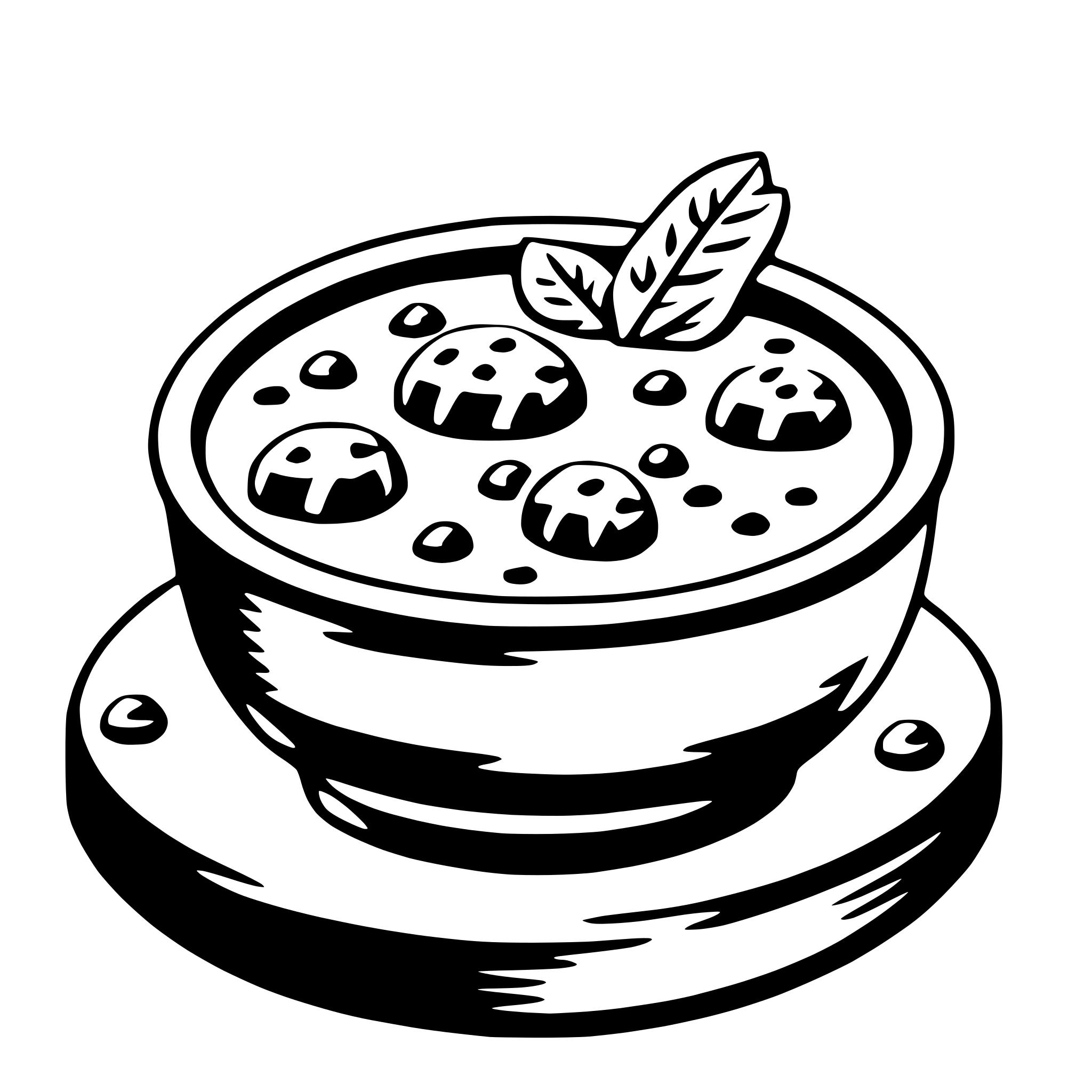 AI-generated SVG of a chowder